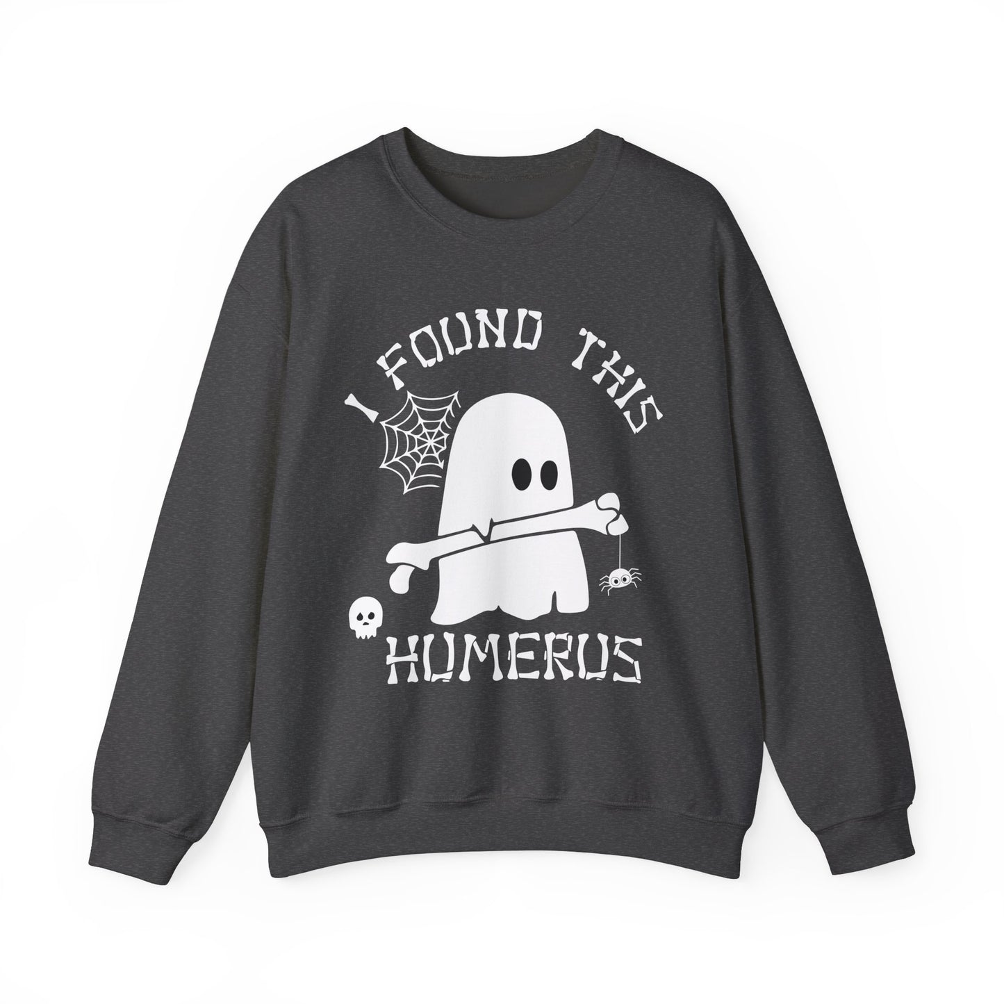 Halloween Pumpkin & Spider Web Print Crew Neck, Long Sleeve Sweatshirt Perfect for Fall/Winter