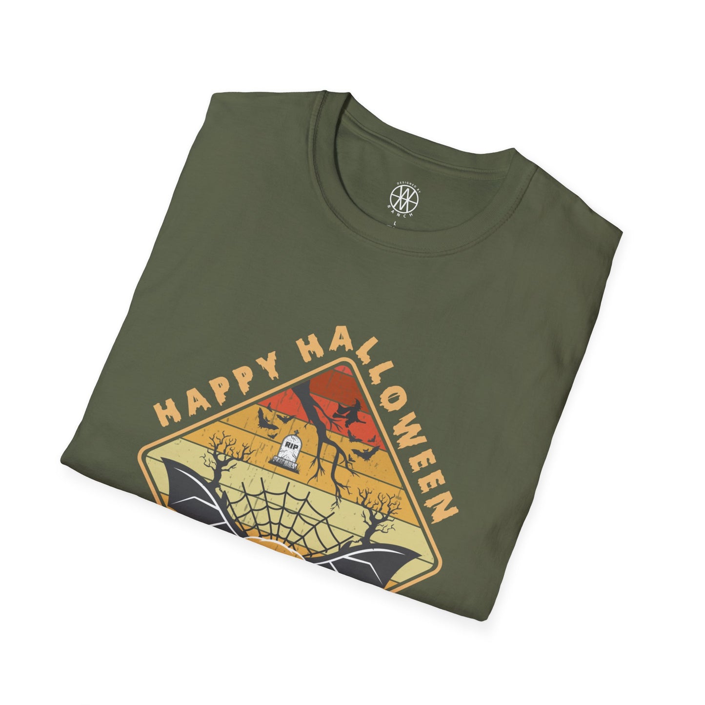 Happy Halloween Midnight Party Softstyle T-Shirt