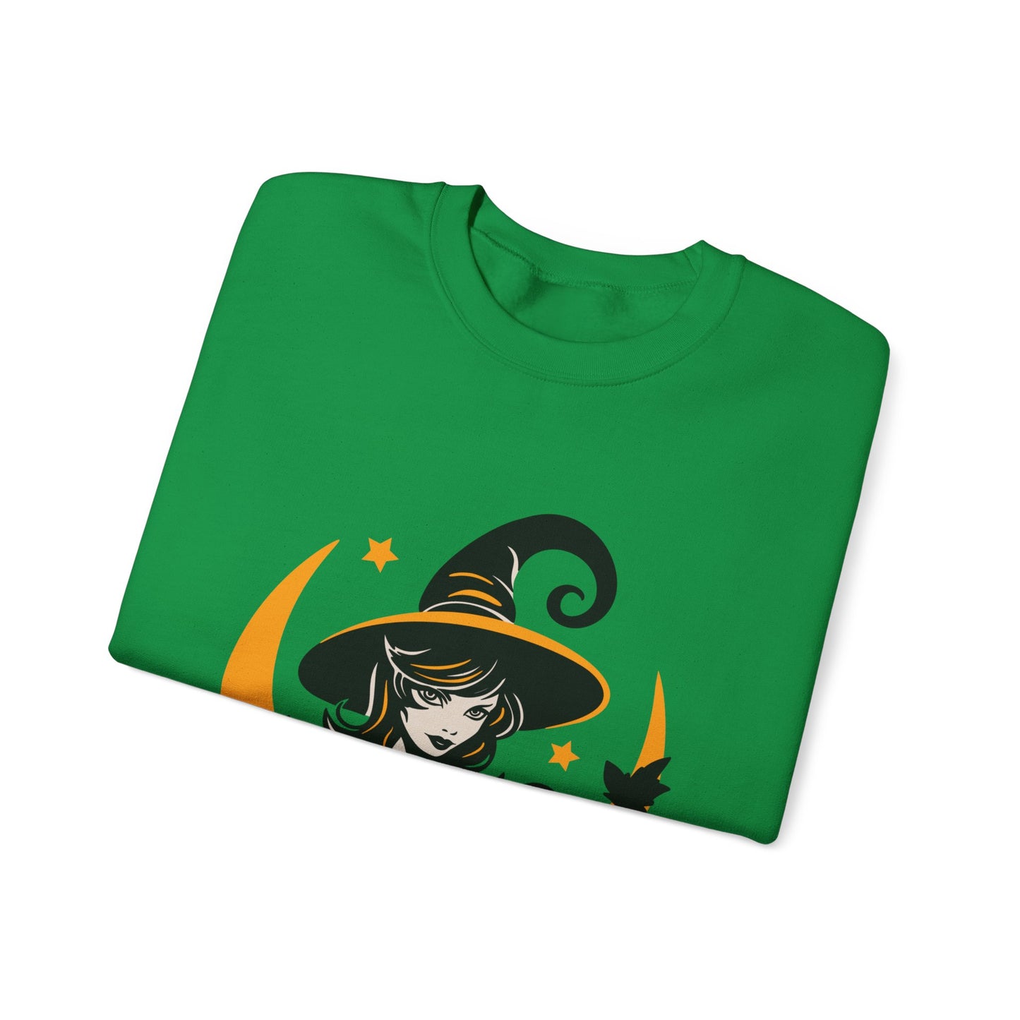 Witch Sweatshirt, Halloween Long Sleeve Sweatshirt Perfect for Fall/Winter
