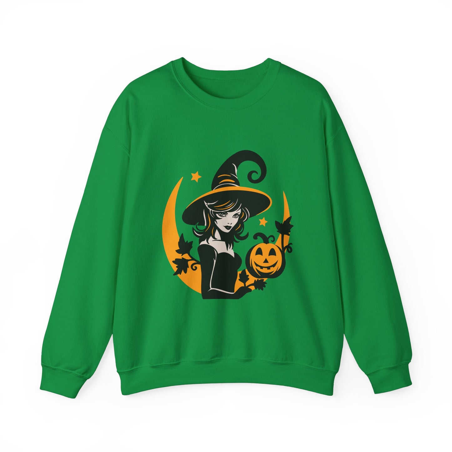 Witch Sweatshirt, Halloween Long Sleeve Sweatshirt Perfect for Fall/Winter