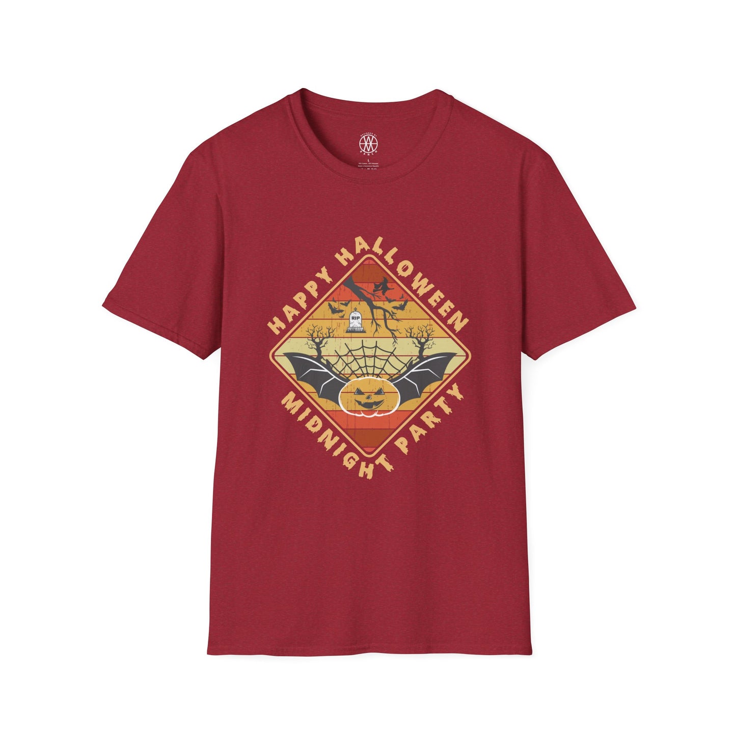Happy Halloween Midnight Party Softstyle T-Shirt