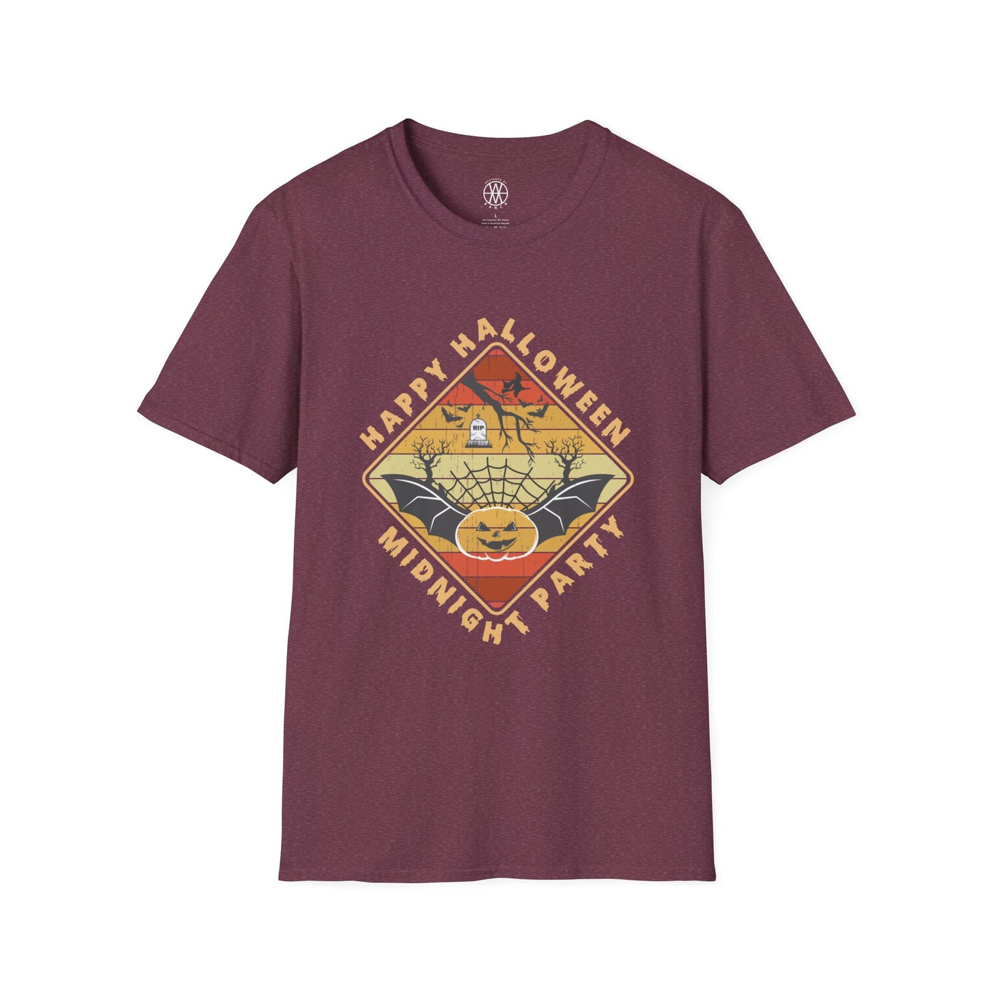 Happy Halloween Midnight Party Softstyle T-Shirt