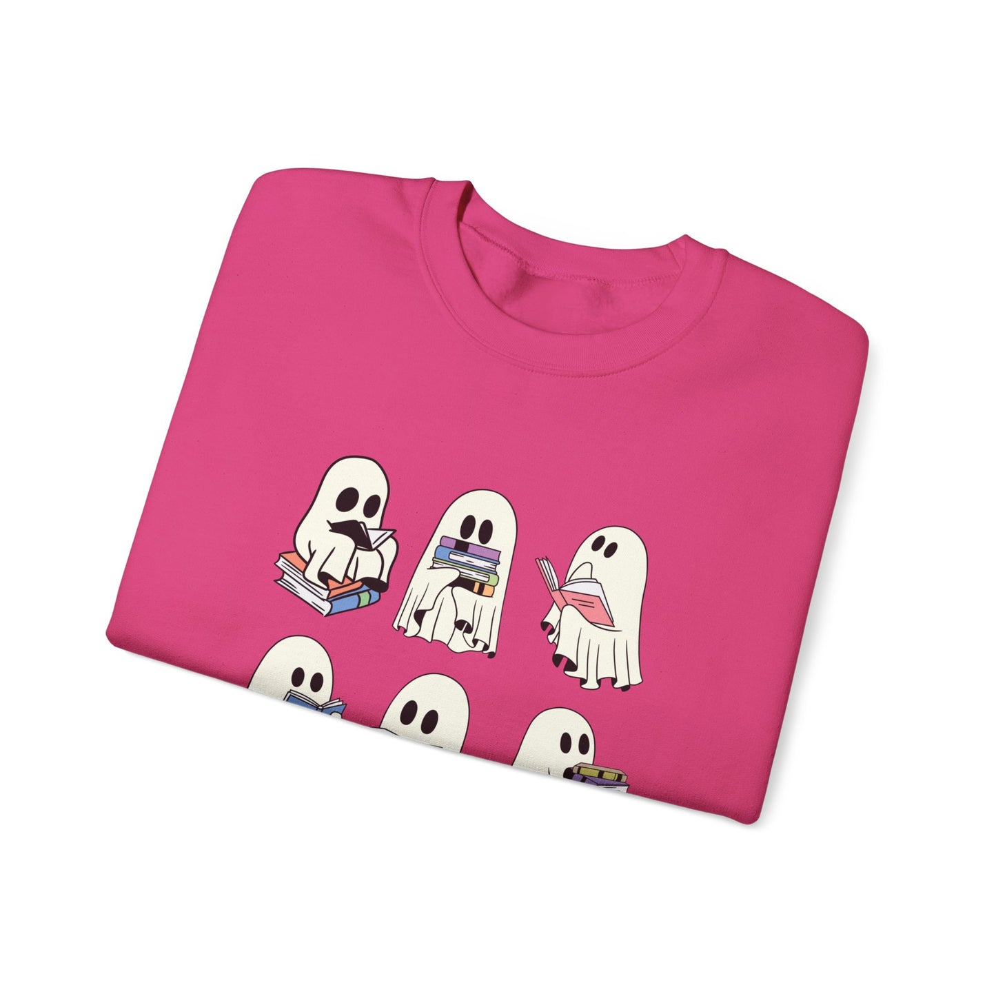 Ghost Reading Books Sweater, Bookish Halloween Sweatshirt, Halloween Teacher Gift, Librarian Halloween Sweatshirt, Ghost Crewneck