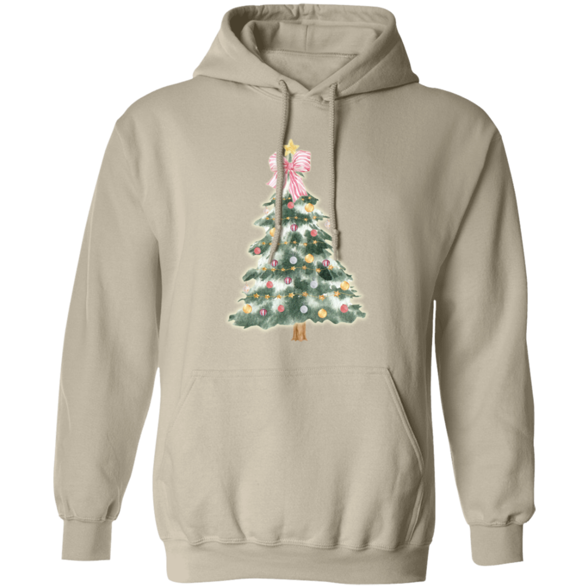Pink Ribbon Holiday Tree Sweatshirt | Hoodie