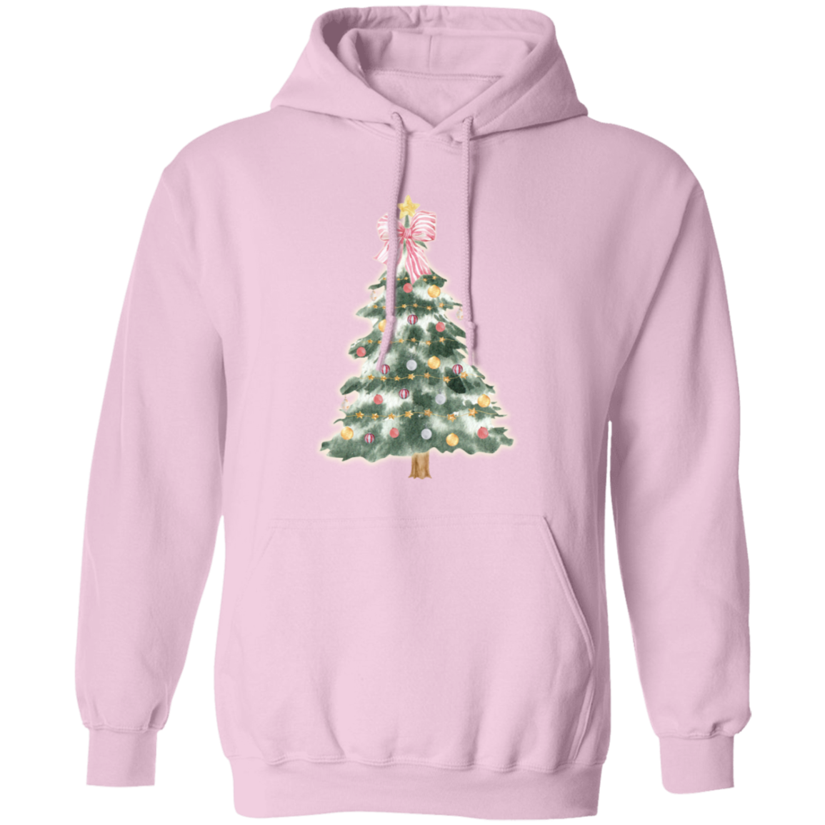 Pink Ribbon Holiday Tree Sweatshirt | Hoodie