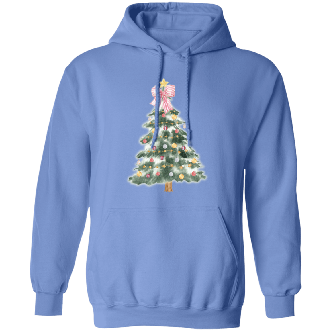 Pink Ribbon Holiday Tree Sweatshirt | Hoodie