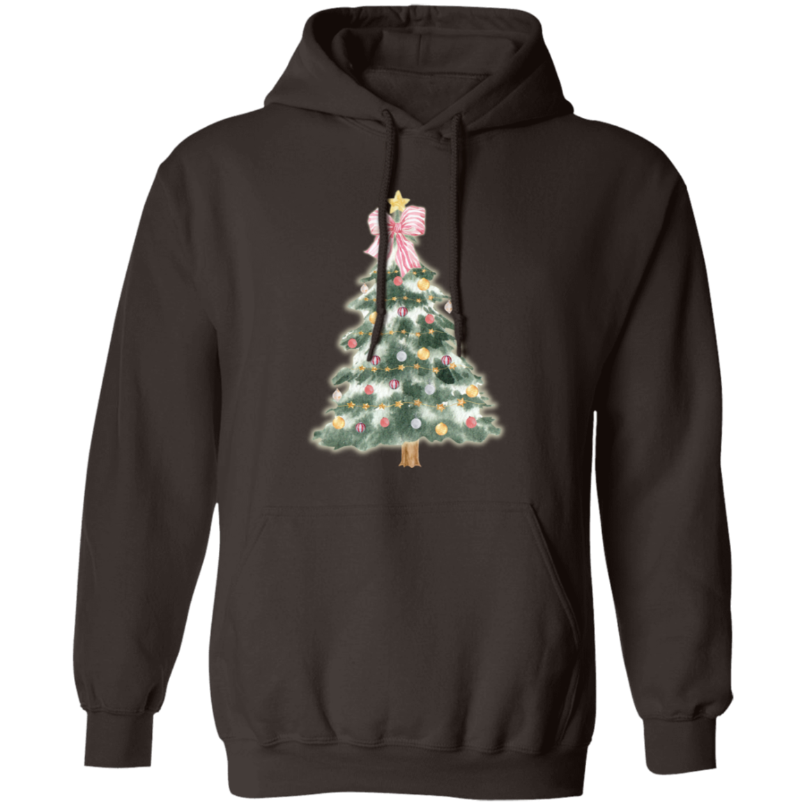 Pink Ribbon Holiday Tree Sweatshirt | Hoodie