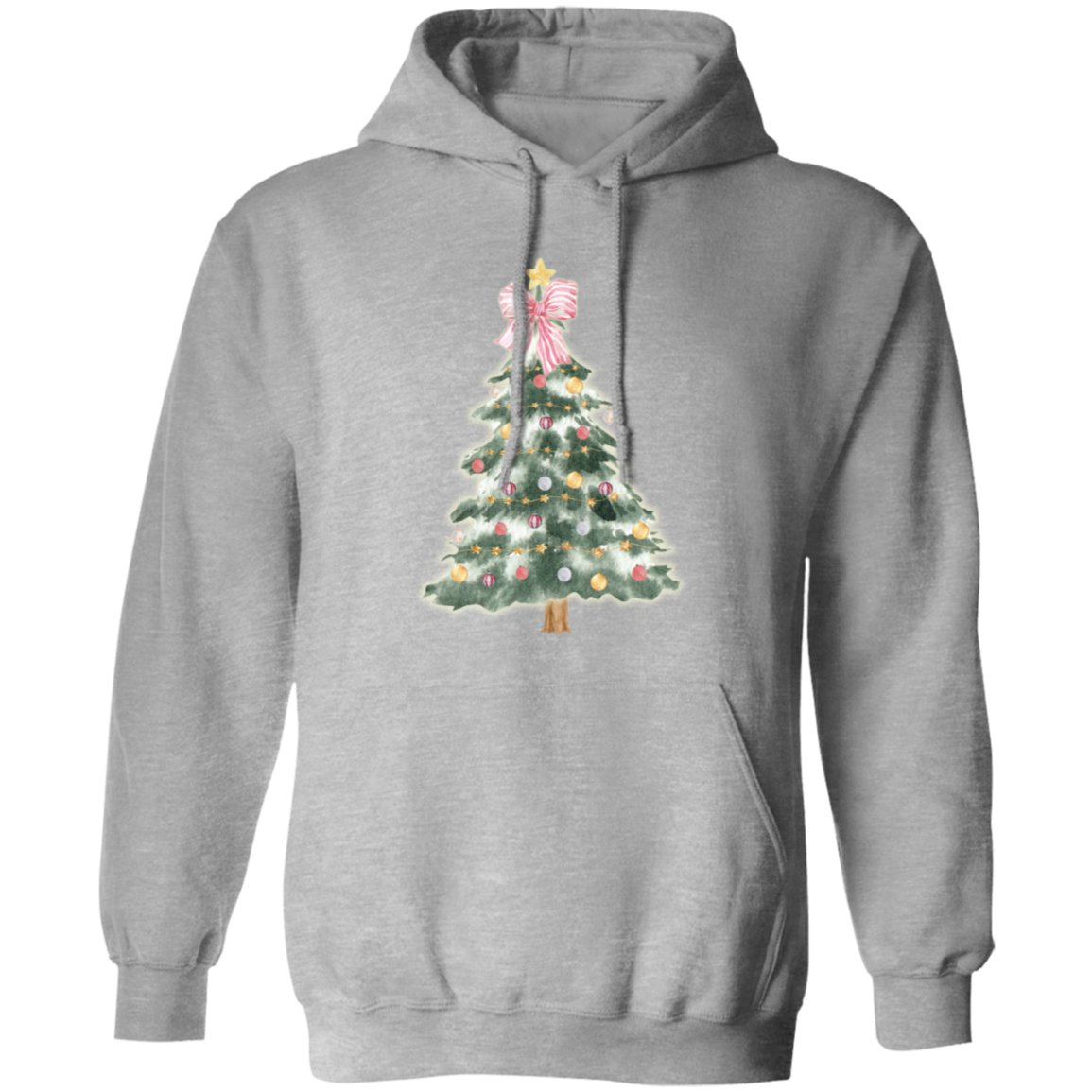 Pink Ribbon Holiday Tree Sweatshirt | Hoodie