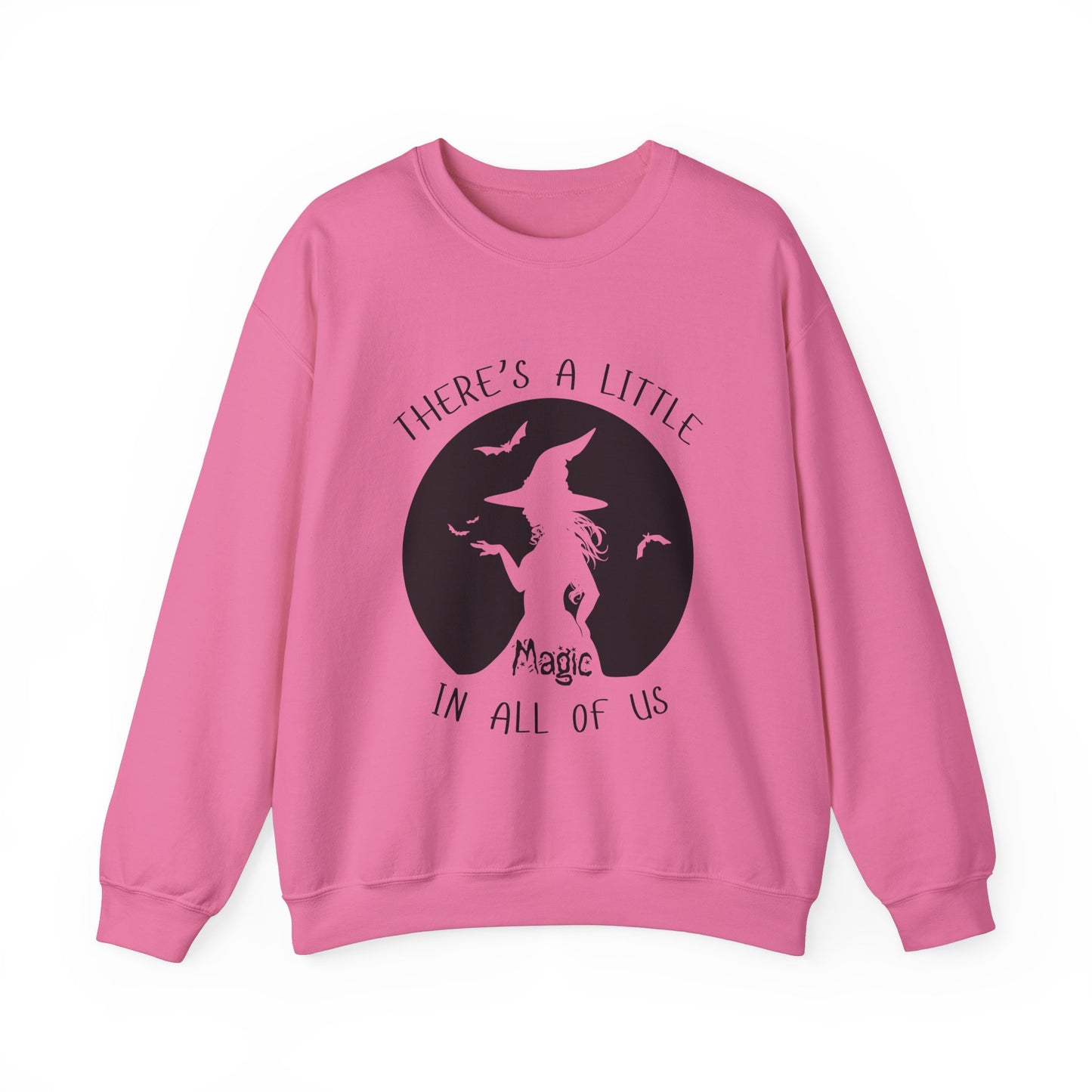 A Little Magic, Witch Sweatshirt, Halloween Long Sleeve Sweatshirt Perfect for Fall/Winter