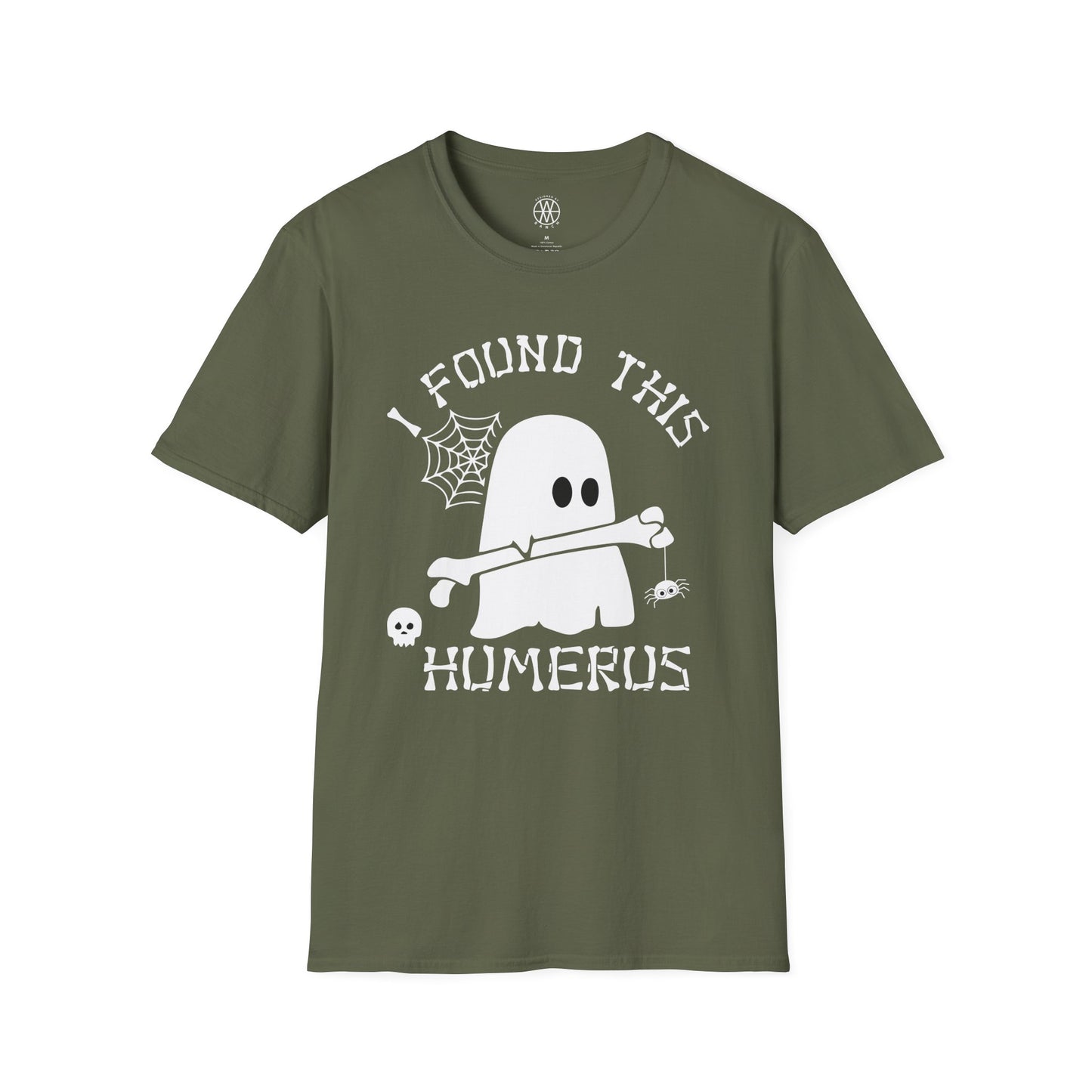 Halloween Pumpkin & Spider Web Softstyle T-Shirt