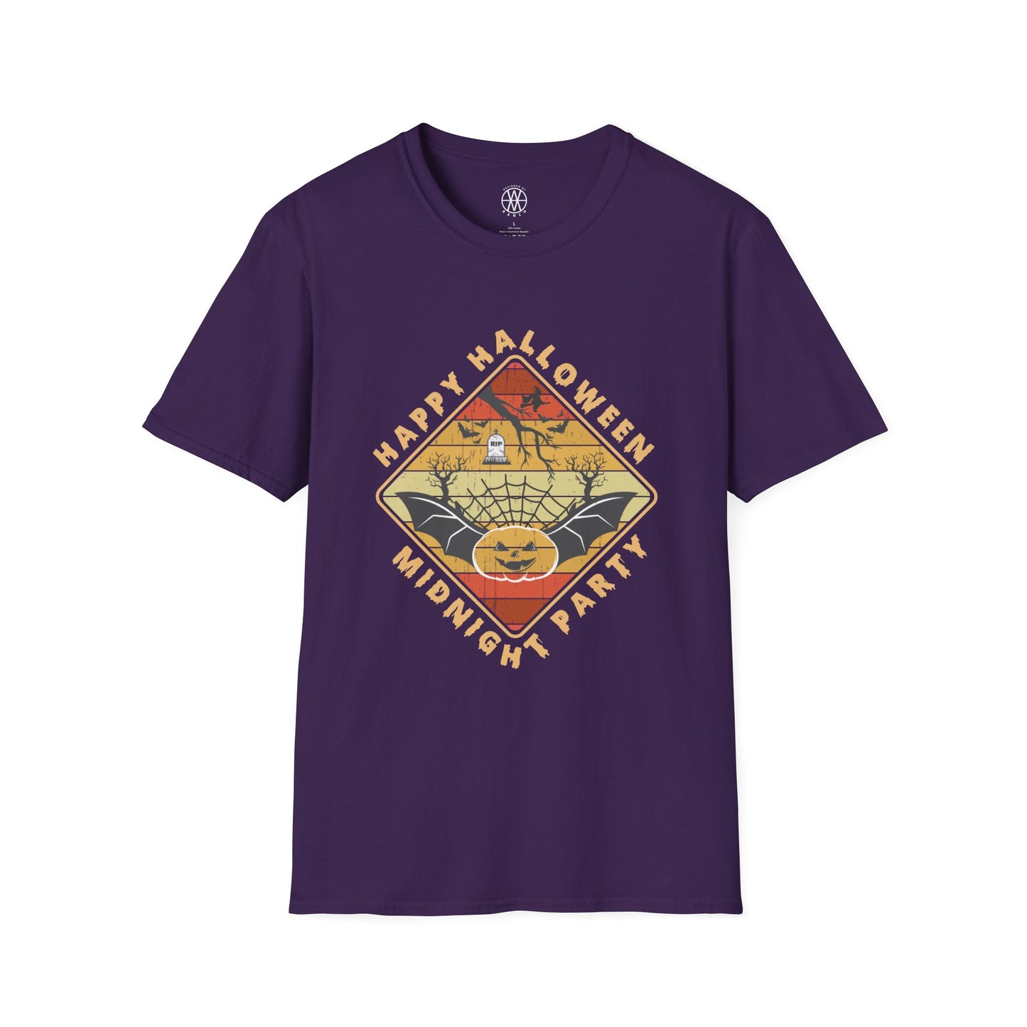 Happy Halloween Midnight Party Softstyle T-Shirt