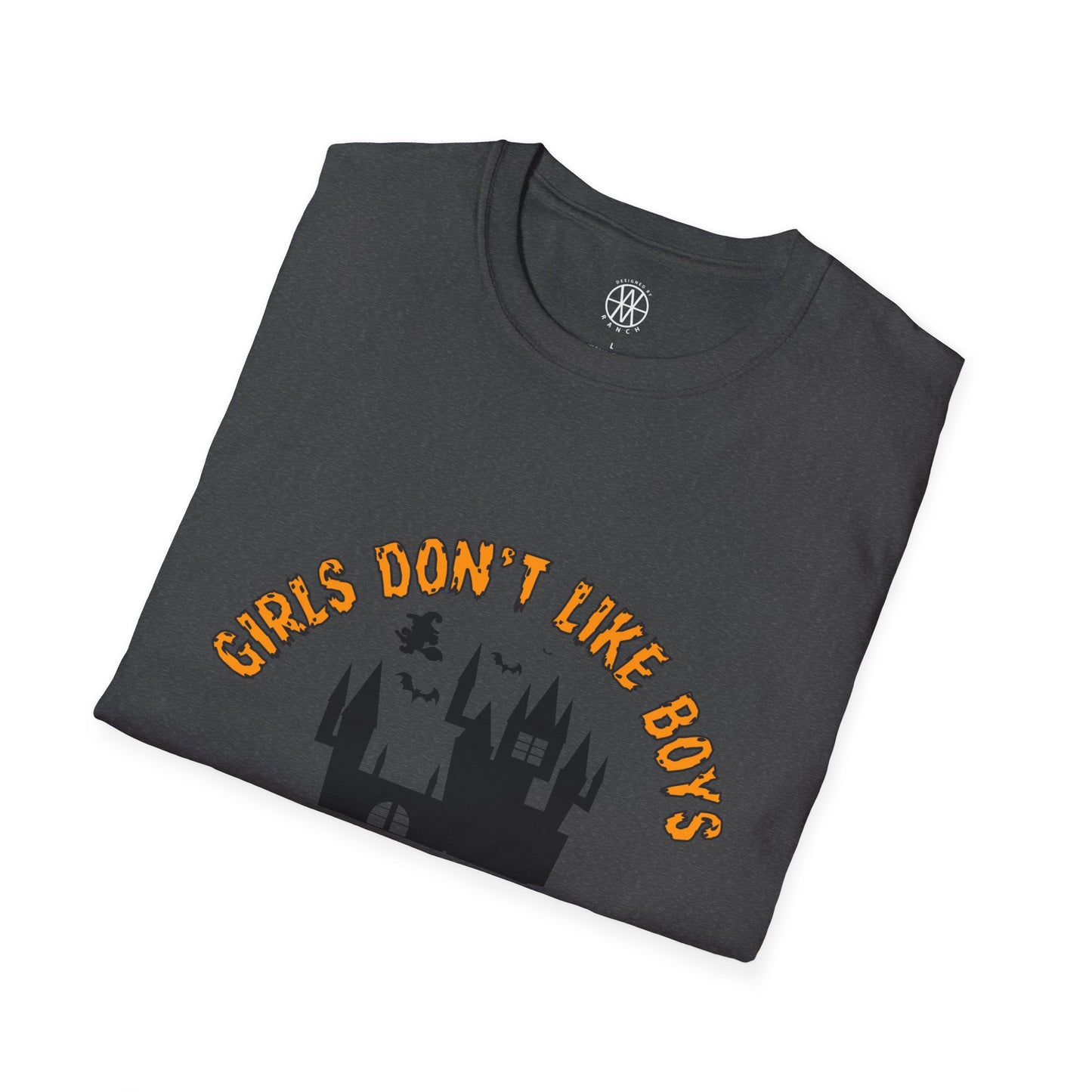 Girl Don't Like Boys Girls Like Witches & Halloween Softstyle T-Shirt