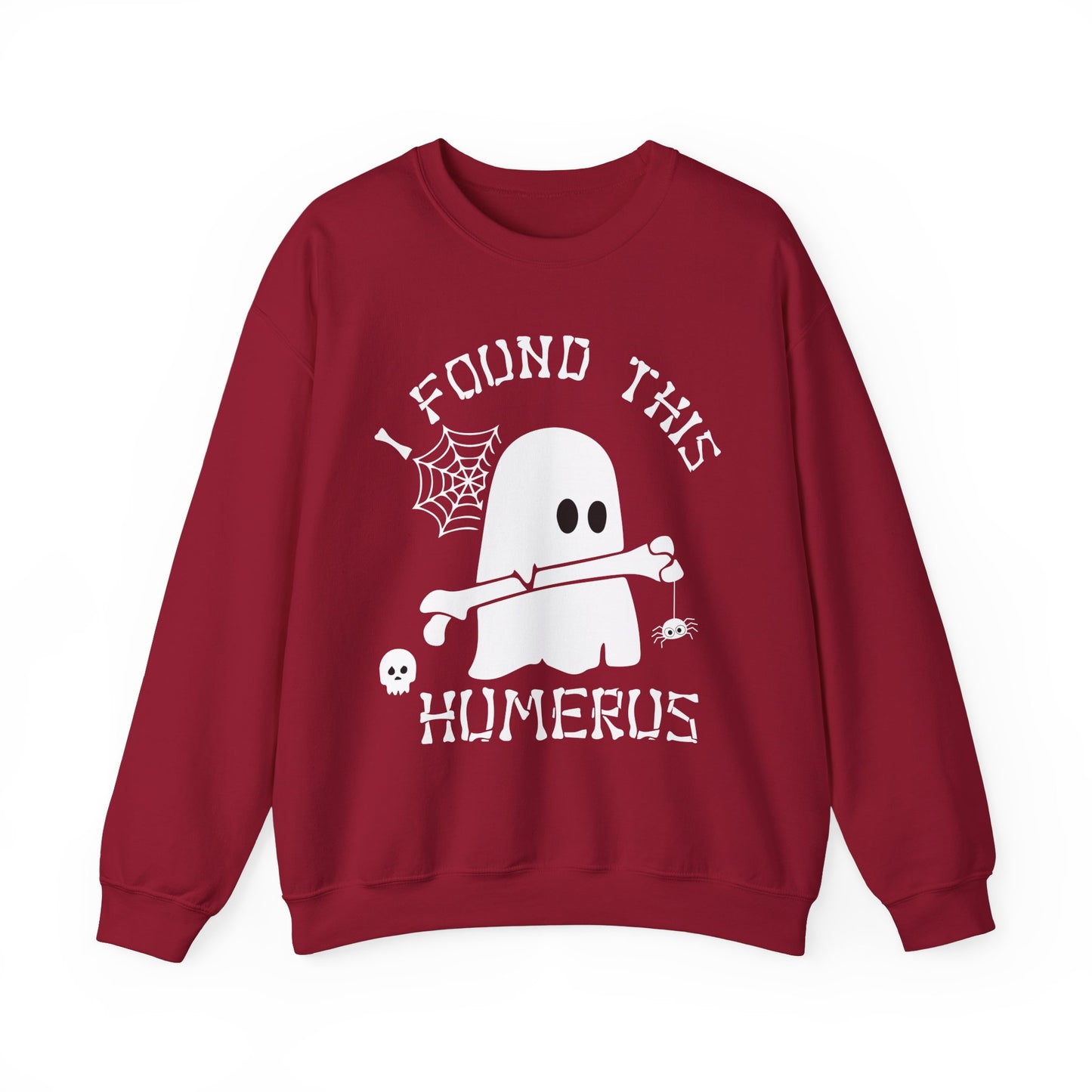 Halloween Pumpkin & Spider Web Print Crew Neck, Long Sleeve Sweatshirt Perfect for Fall/Winter