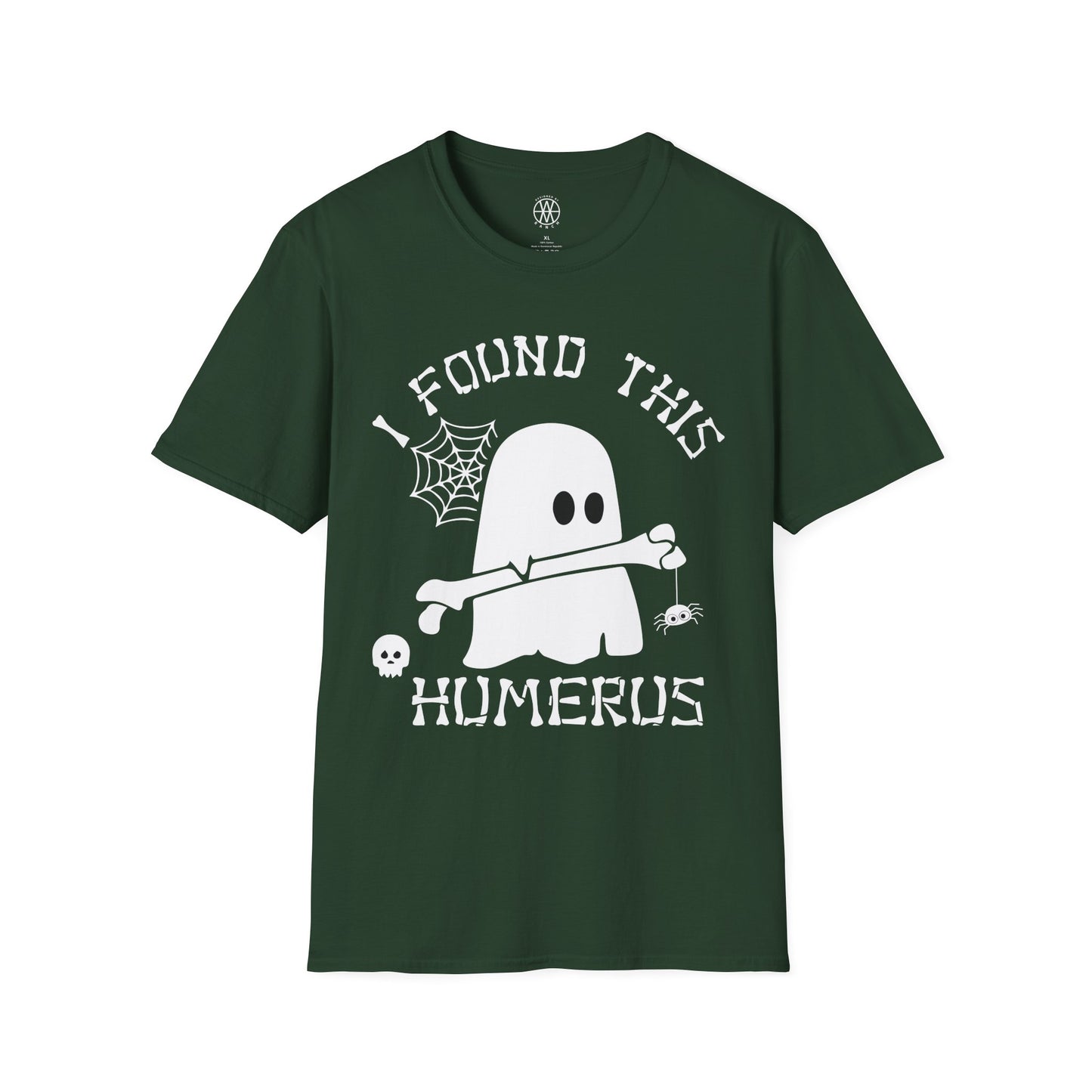 Halloween Pumpkin & Spider Web Softstyle T-Shirt