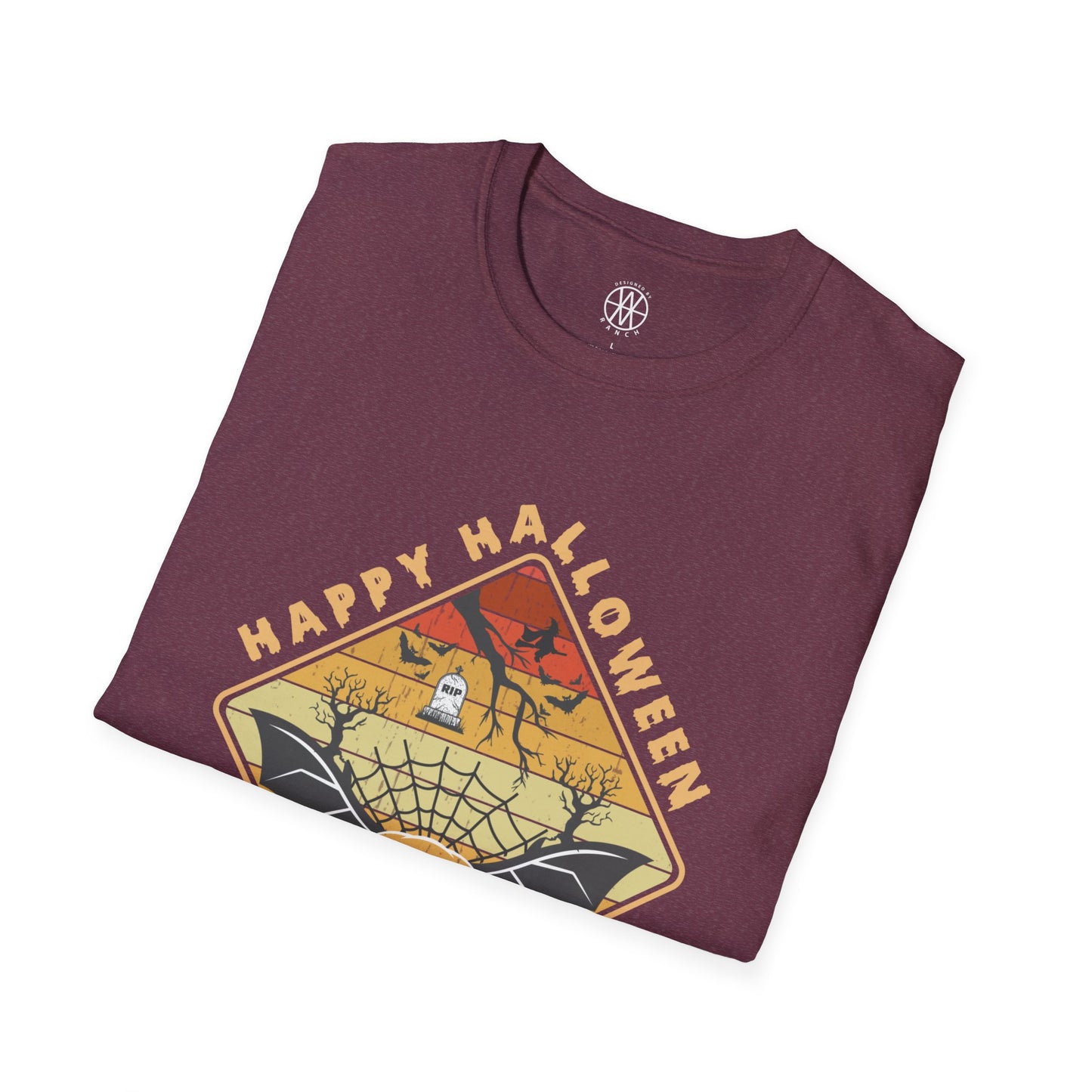 Happy Halloween Midnight Party Softstyle T-Shirt