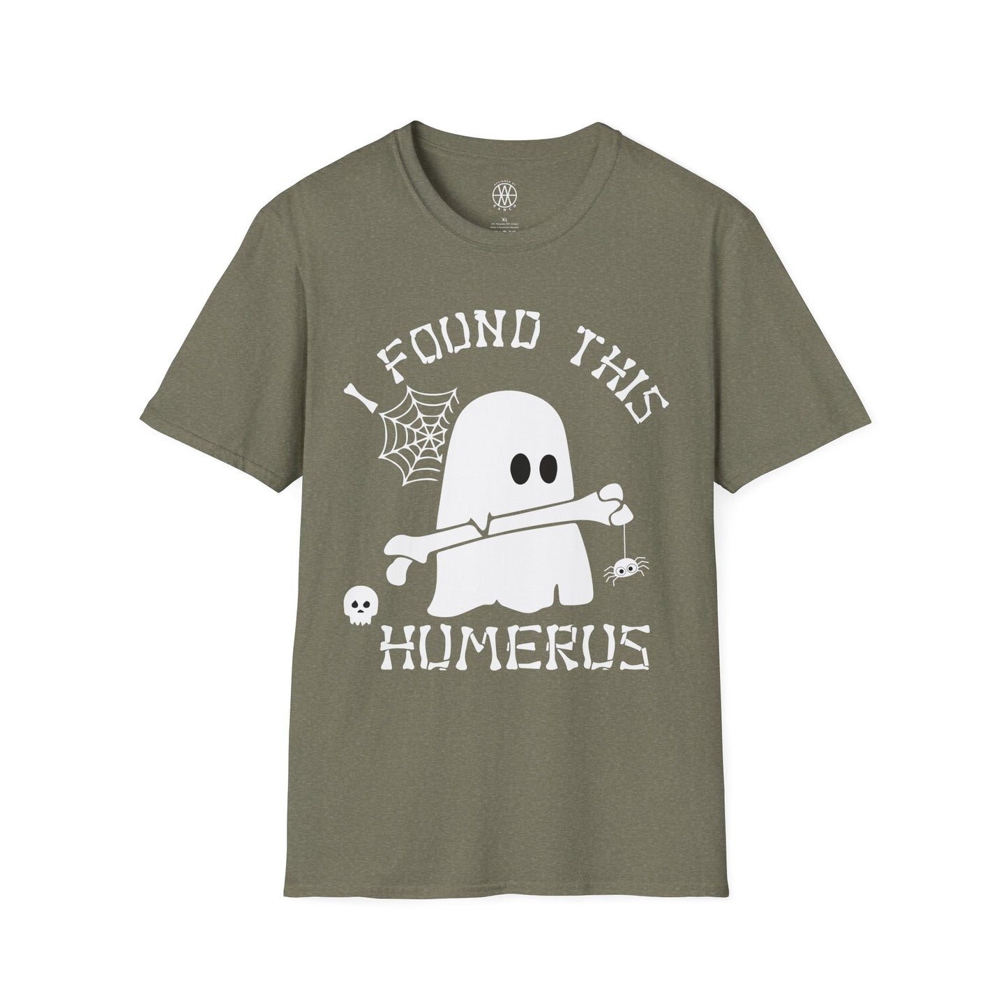 Halloween Pumpkin & Spider Web Softstyle T-Shirt