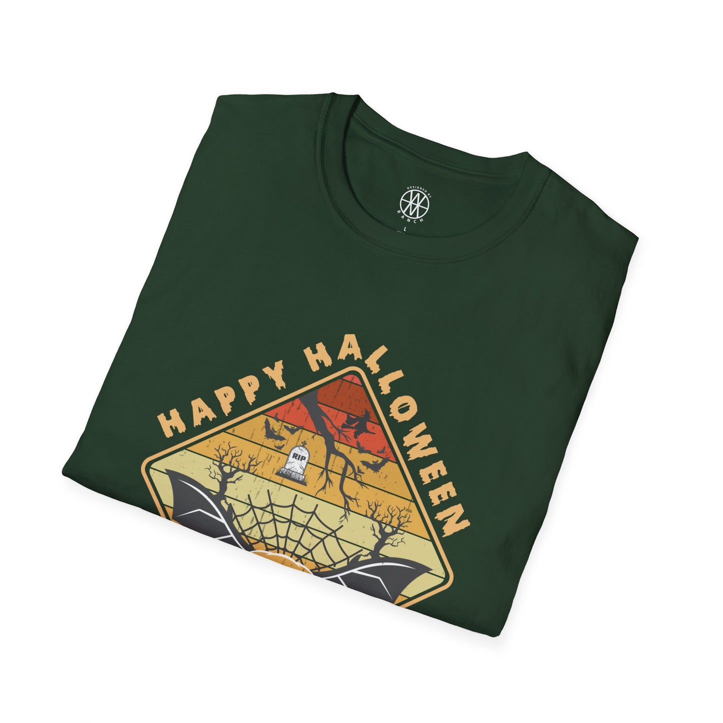 Happy Halloween Midnight Party Softstyle T-Shirt