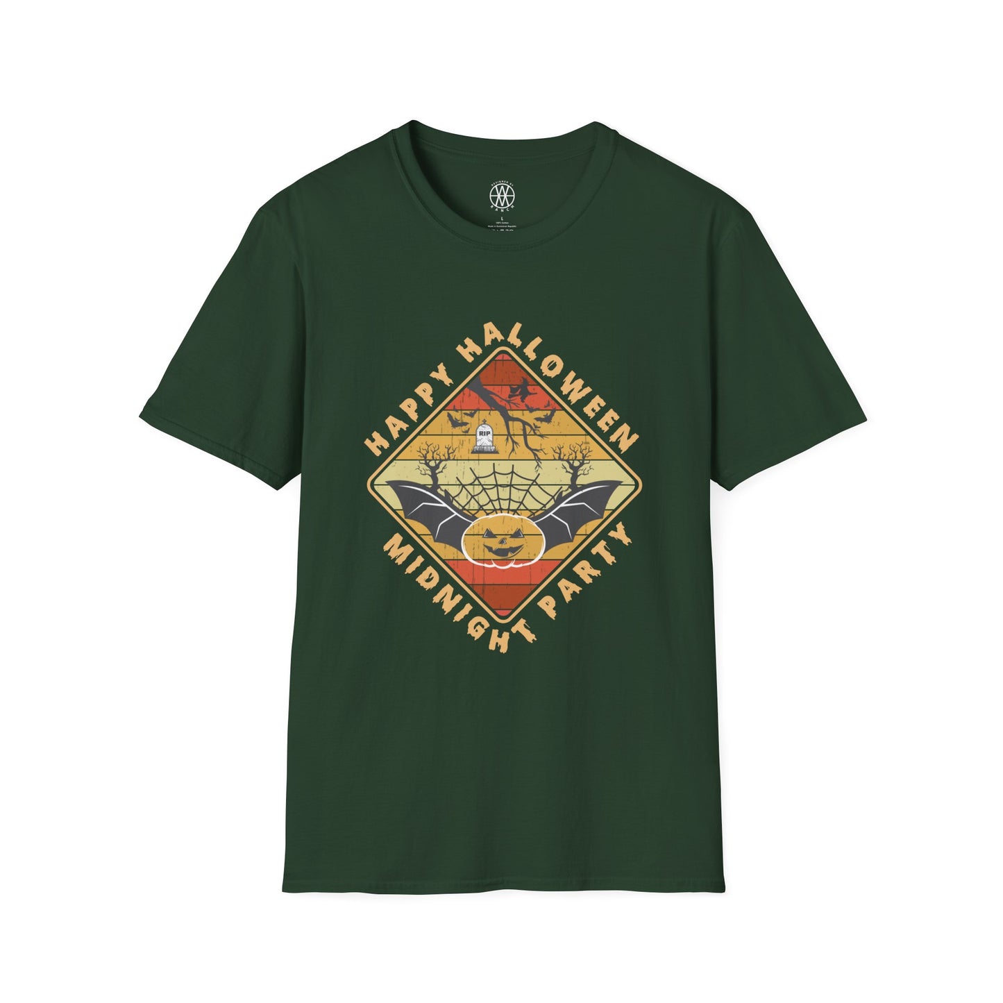 Happy Halloween Midnight Party Softstyle T-Shirt