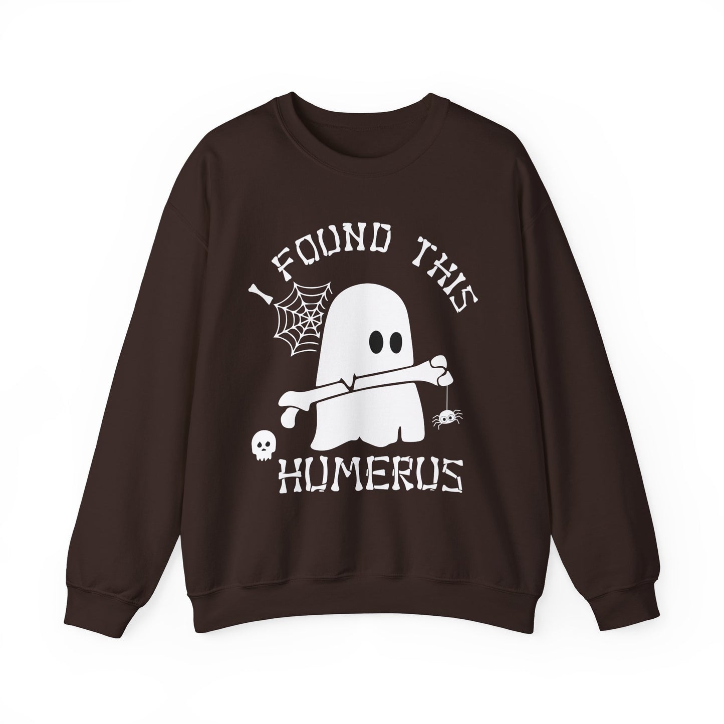 Halloween Pumpkin & Spider Web Print Crew Neck, Long Sleeve Sweatshirt Perfect for Fall/Winter