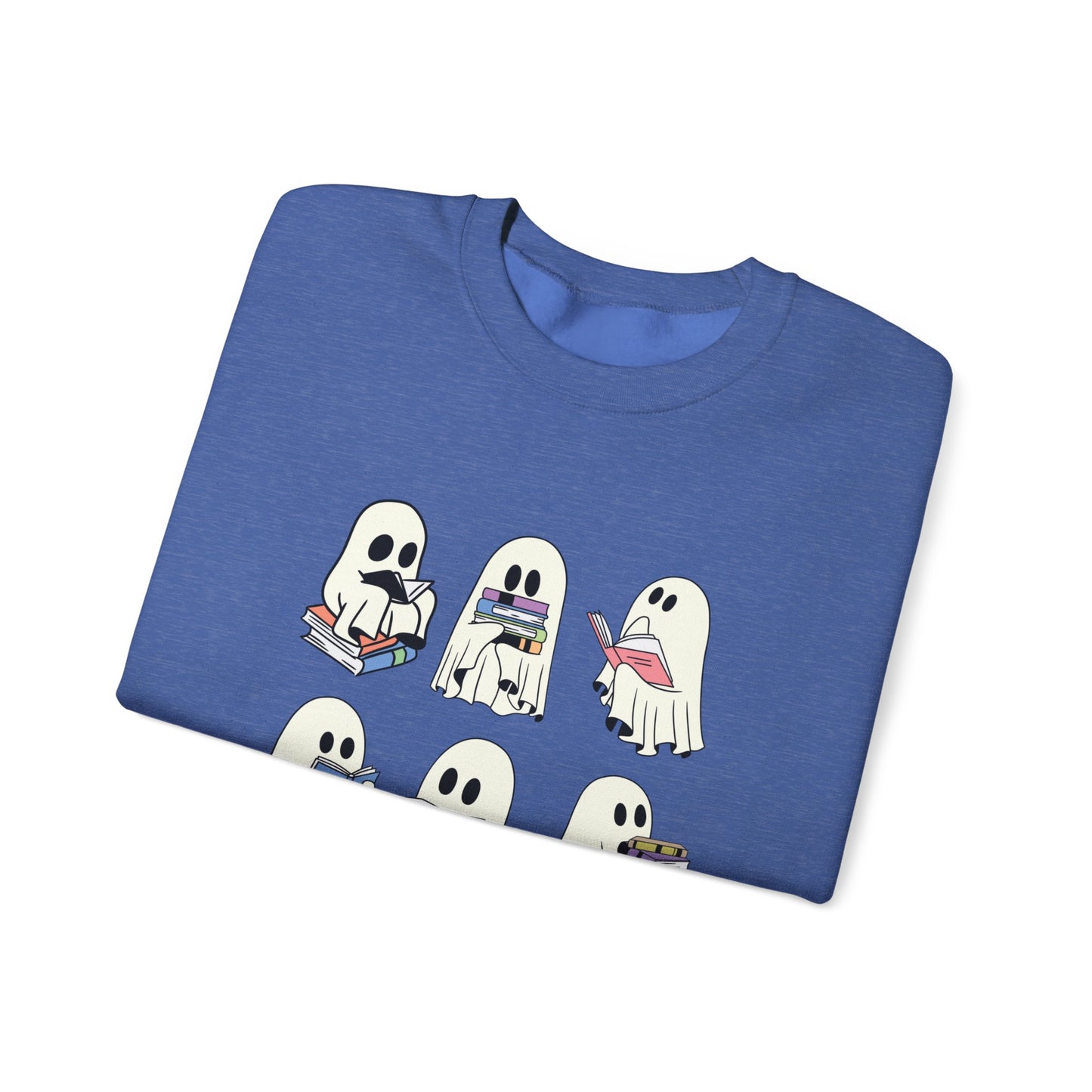 Ghost Reading Books Sweater, Bookish Halloween Sweatshirt, Halloween Teacher Gift, Librarian Halloween Sweatshirt, Ghost Crewneck