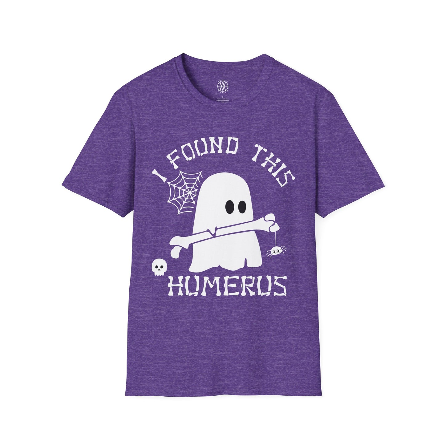 Halloween Pumpkin & Spider Web Softstyle T-Shirt