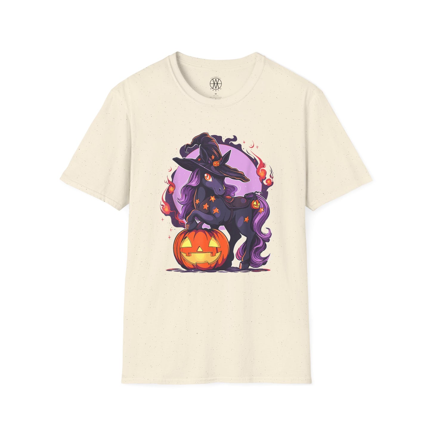 Halloween Witch Unicorn T-Shirt | Unisex Softstyle Tee