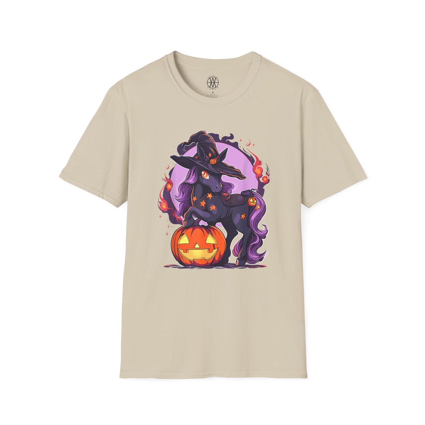 Halloween Witch Unicorn T-Shirt | Unisex Softstyle Tee