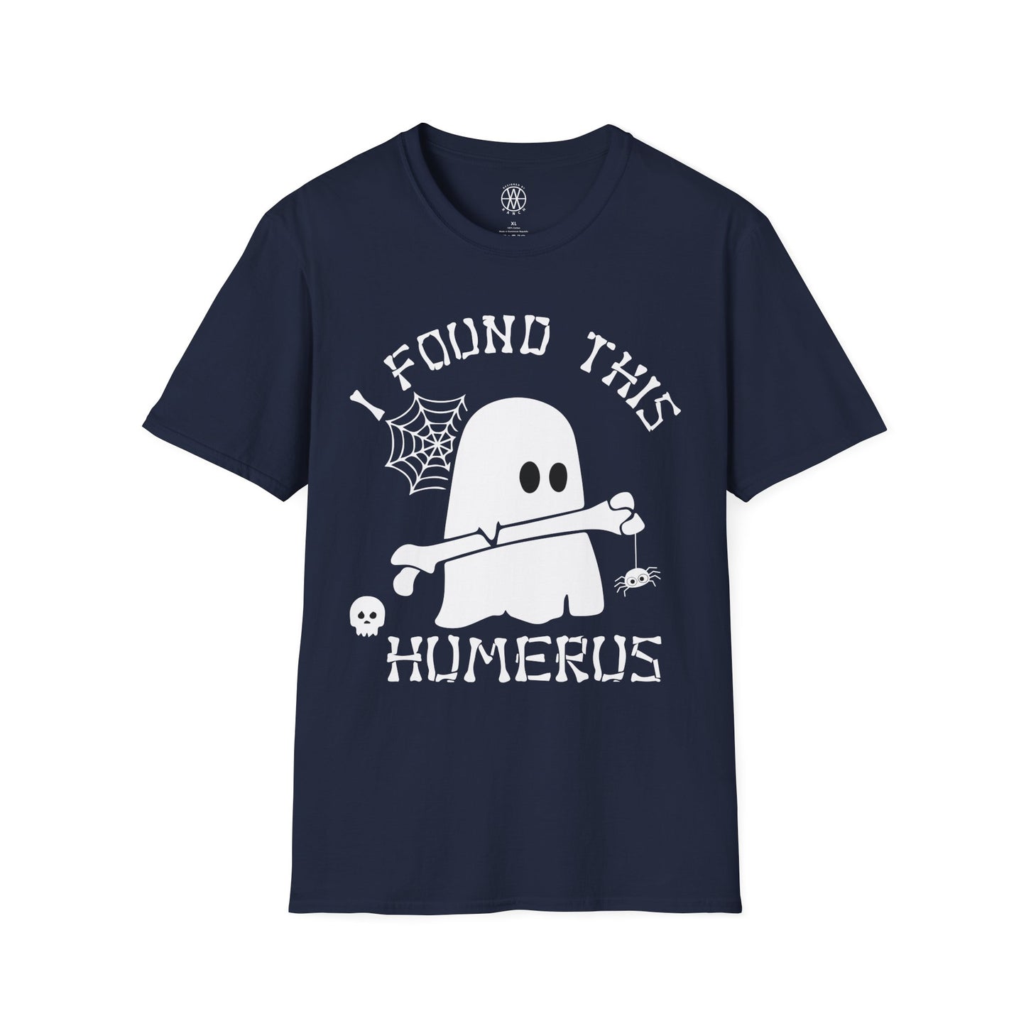 Halloween Pumpkin & Spider Web Softstyle T-Shirt