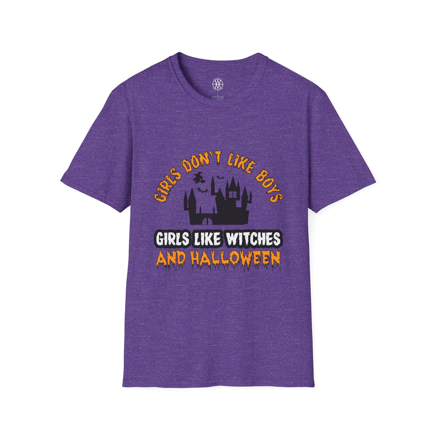 Girl Don't Like Boys Girls Like Witches & Halloween Softstyle T-Shirt