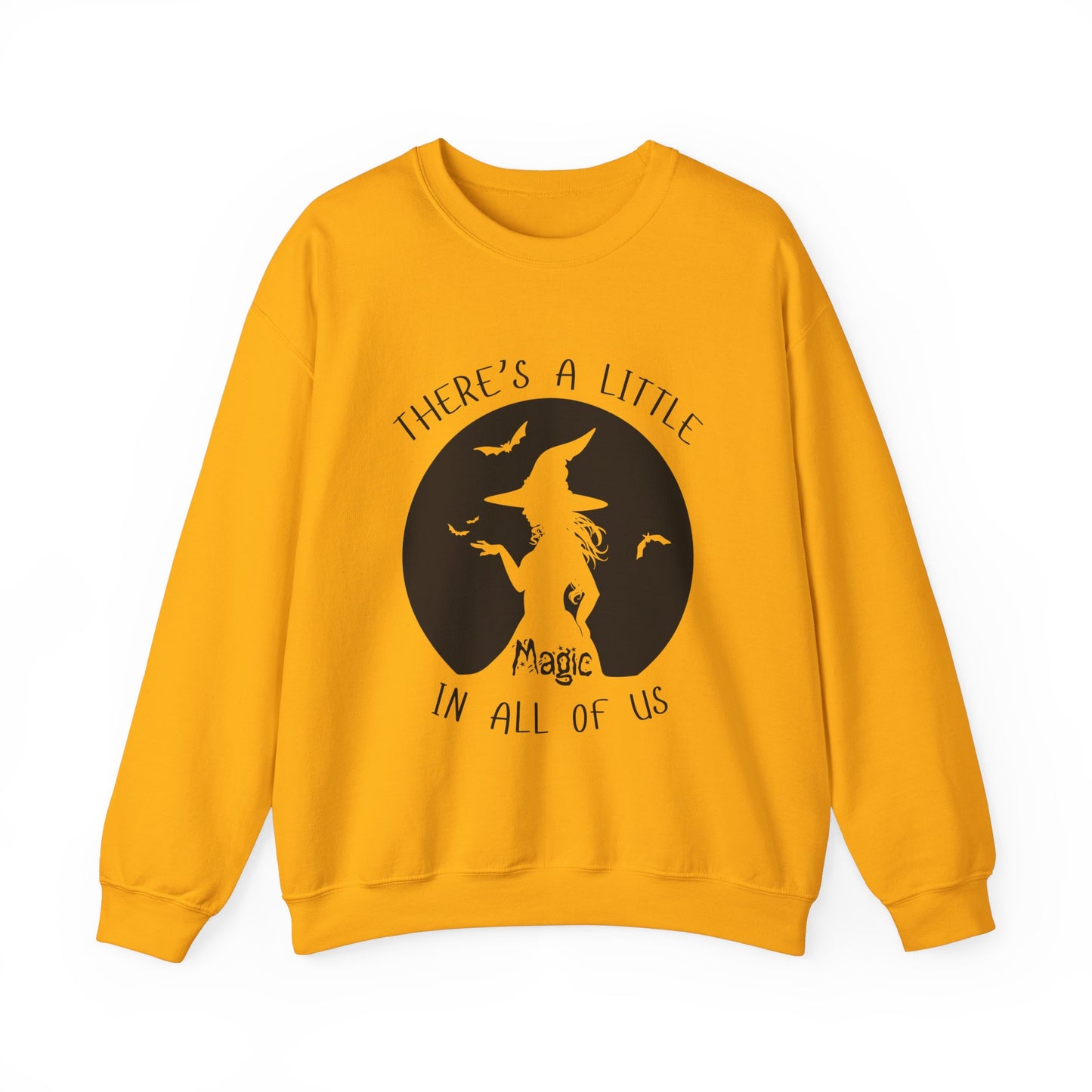 A Little Magic, Witch Sweatshirt, Halloween Long Sleeve Sweatshirt Perfect for Fall/Winter