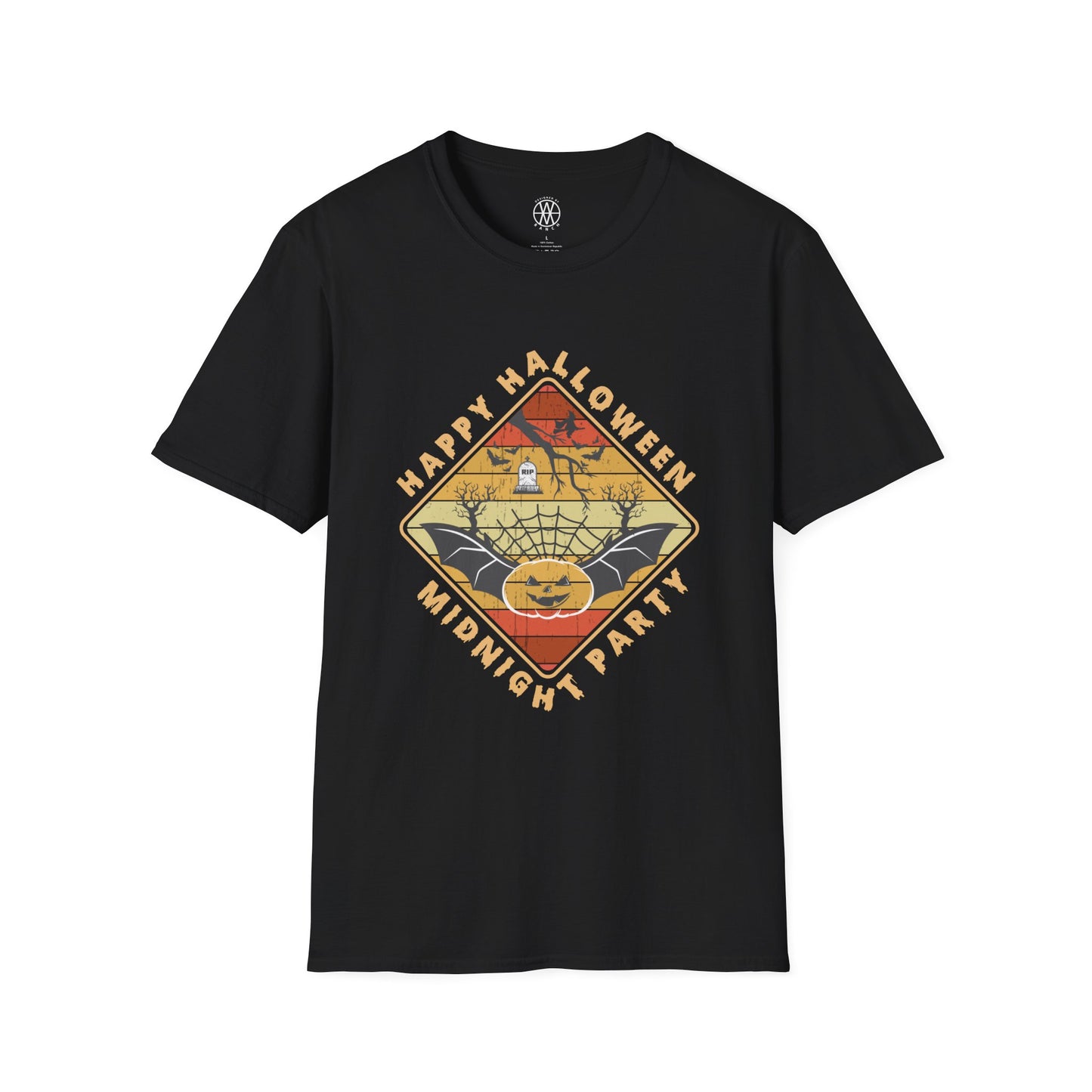 Happy Halloween Midnight Party Softstyle T-Shirt
