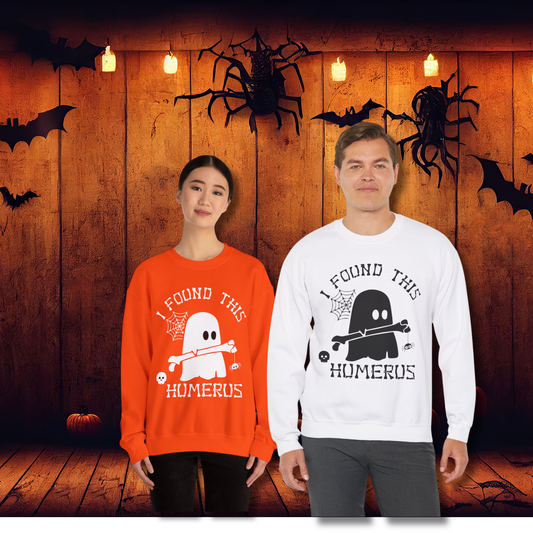 Halloween Pumpkin & Spider Web Print Crew Neck, Long Sleeve Sweatshirt Perfect for Fall/Winter
