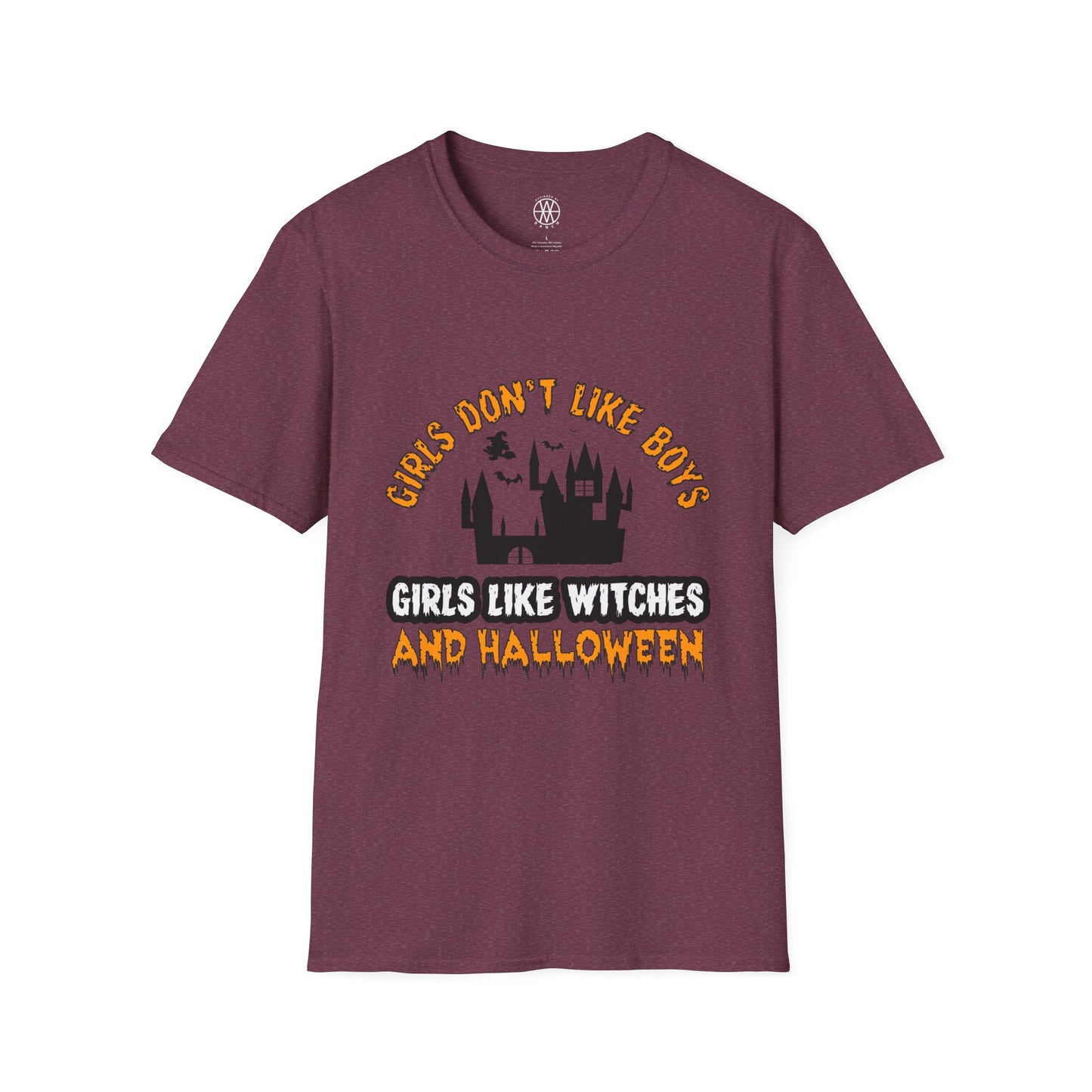 Girl Don't Like Boys Girls Like Witches & Halloween Softstyle T-Shirt