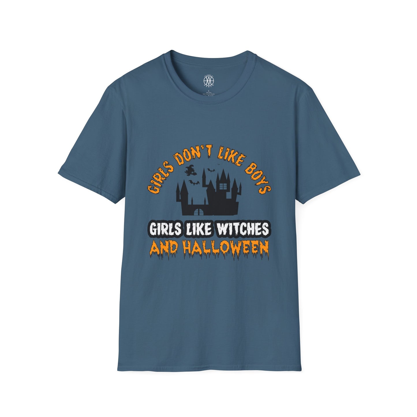 Girl Don't Like Boys Girls Like Witches & Halloween Softstyle T-Shirt