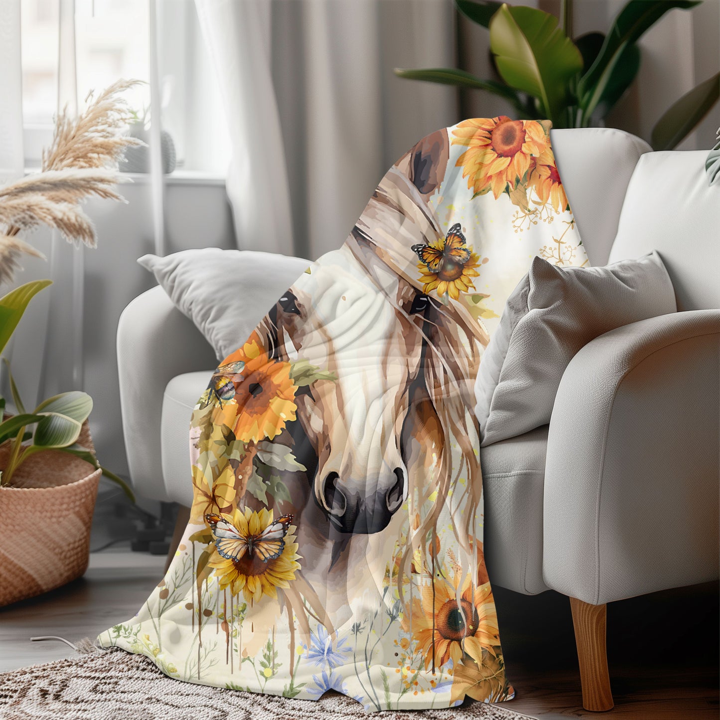 Sunflower Serenity Blanket