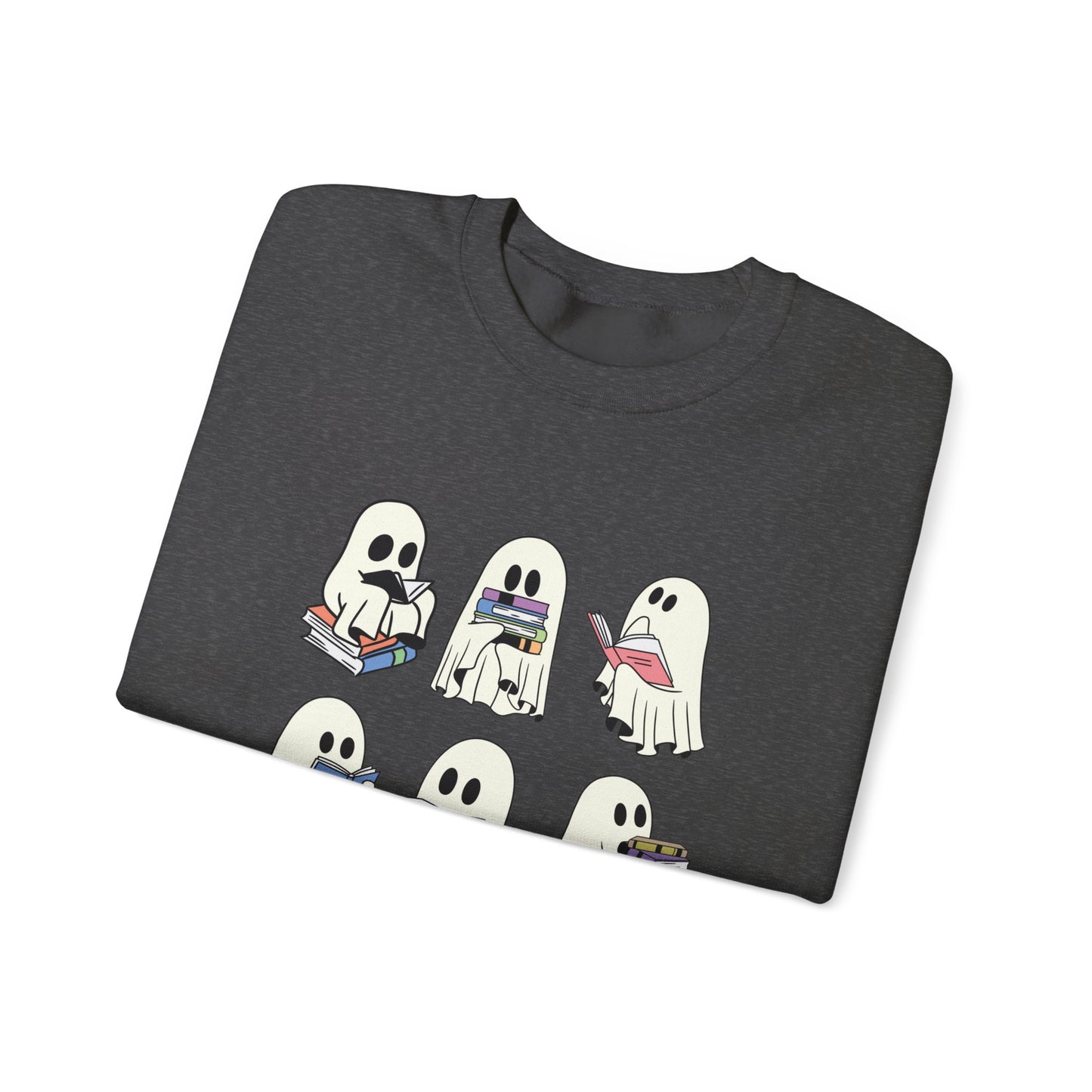 Ghost Reading Books Sweater, Bookish Halloween Sweatshirt, Halloween Teacher Gift, Librarian Halloween Sweatshirt, Ghost Crewneck