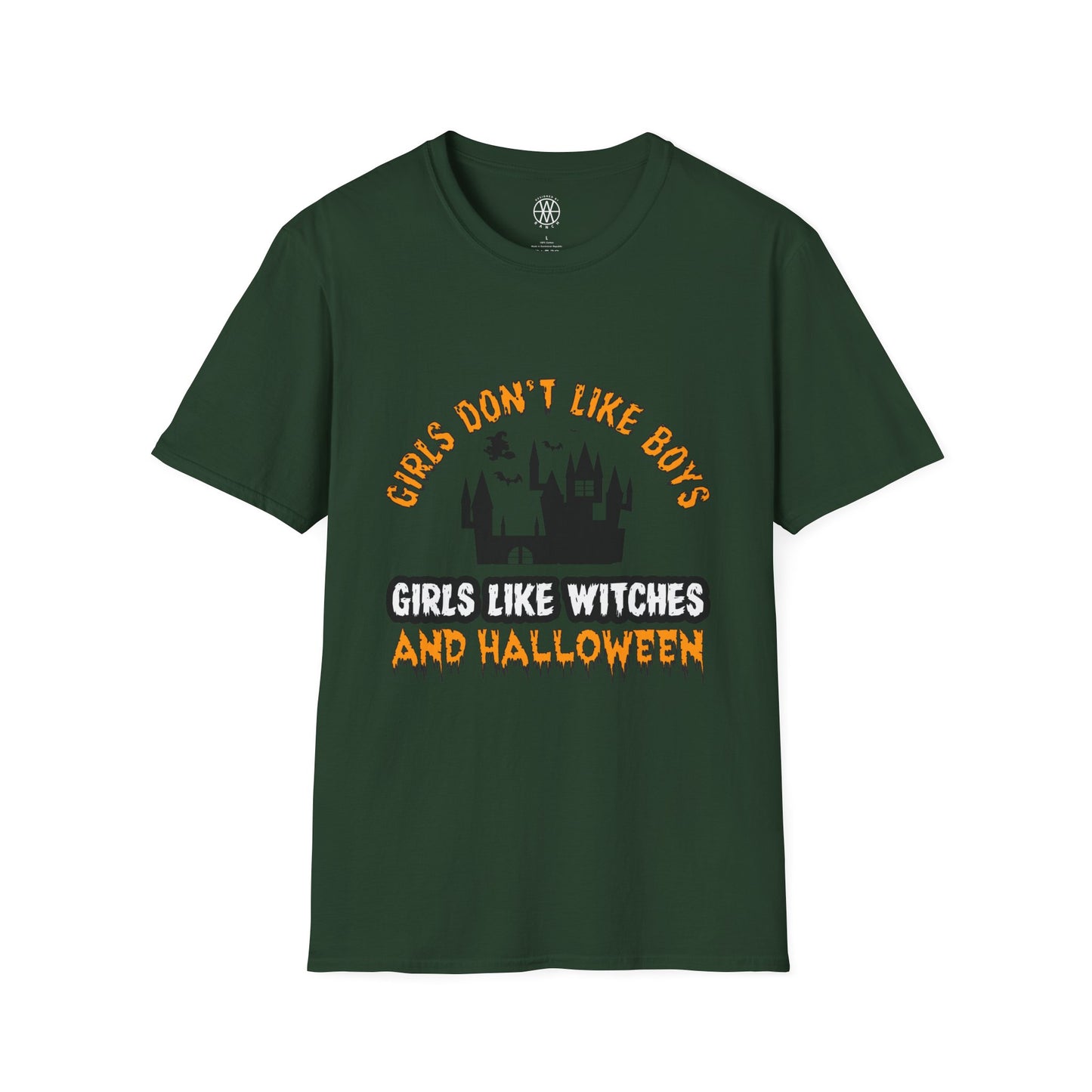 Girl Don't Like Boys Girls Like Witches & Halloween Softstyle T-Shirt