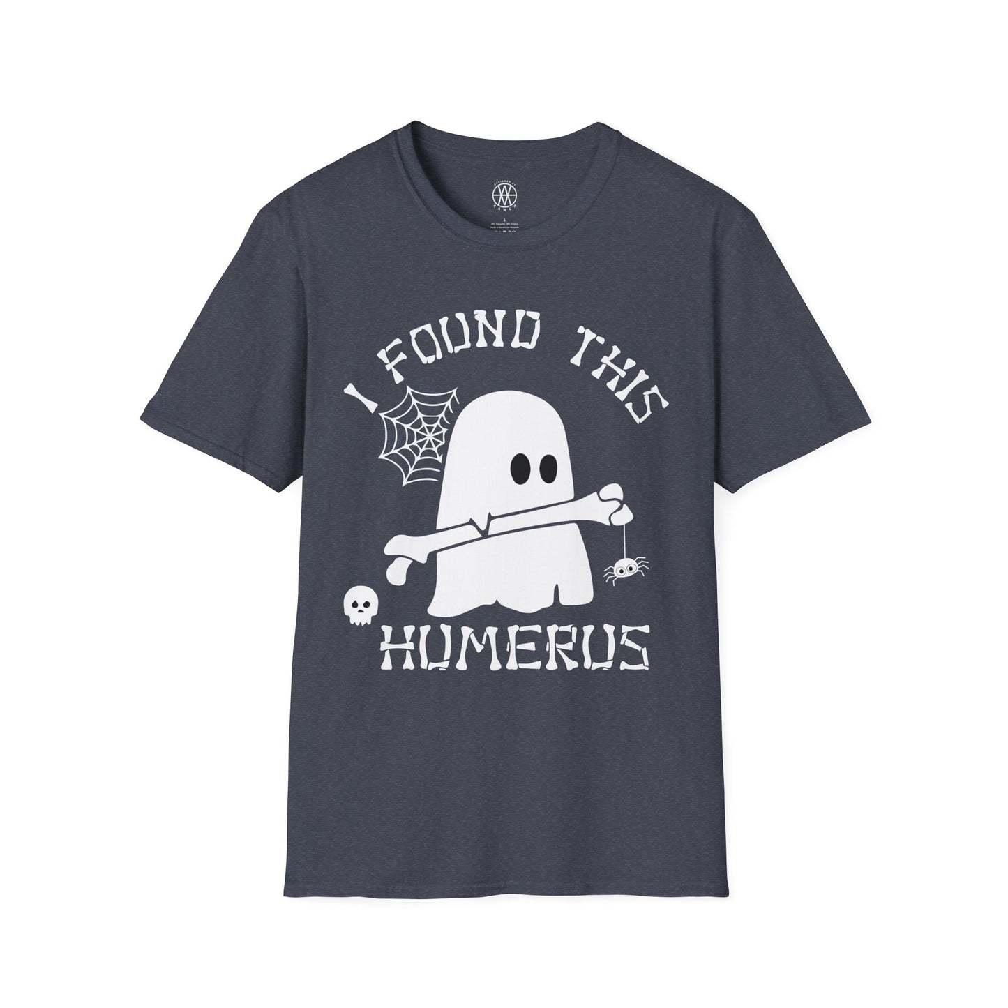 Halloween Pumpkin & Spider Web Softstyle T-Shirt