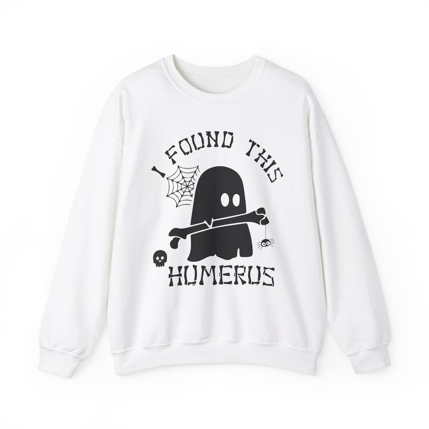 Halloween Pumpkin & Spider Web Print Crew Neck, Long Sleeve Sweatshirt Perfect for Fall/Winter