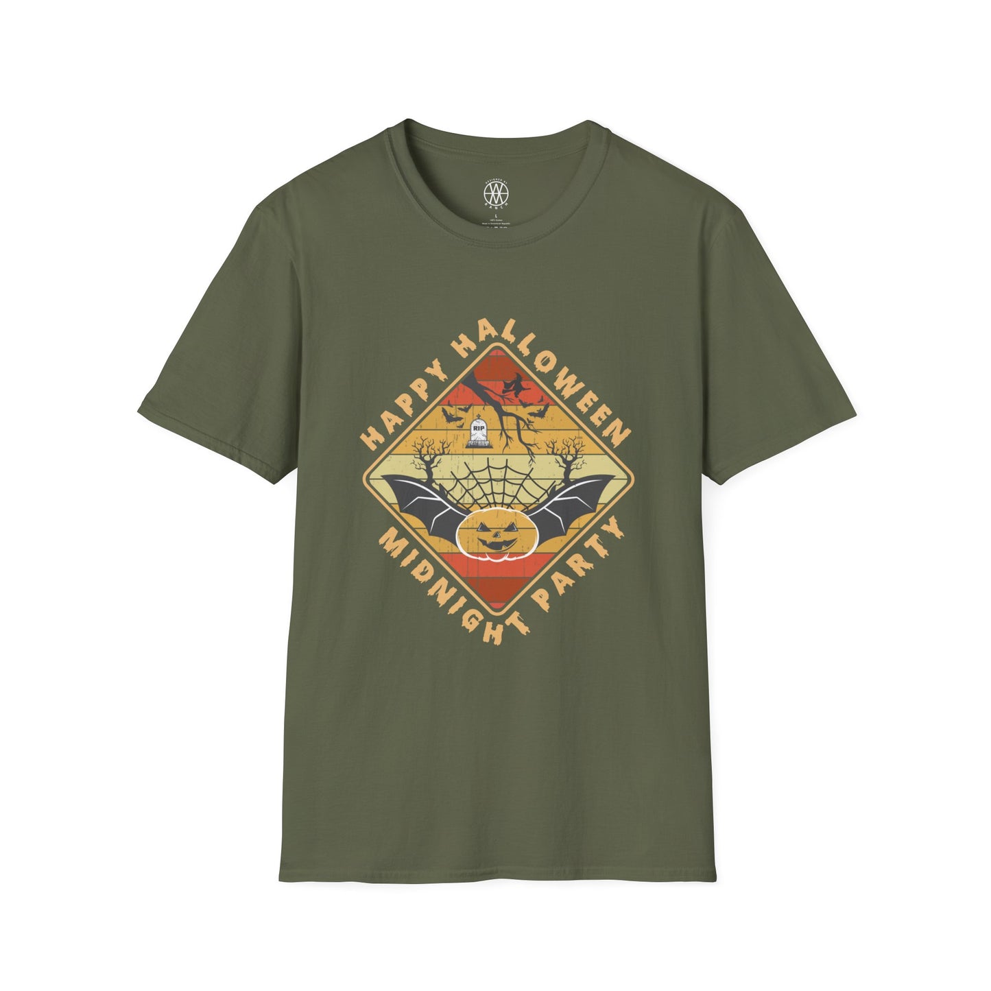 Happy Halloween Midnight Party Softstyle T-Shirt