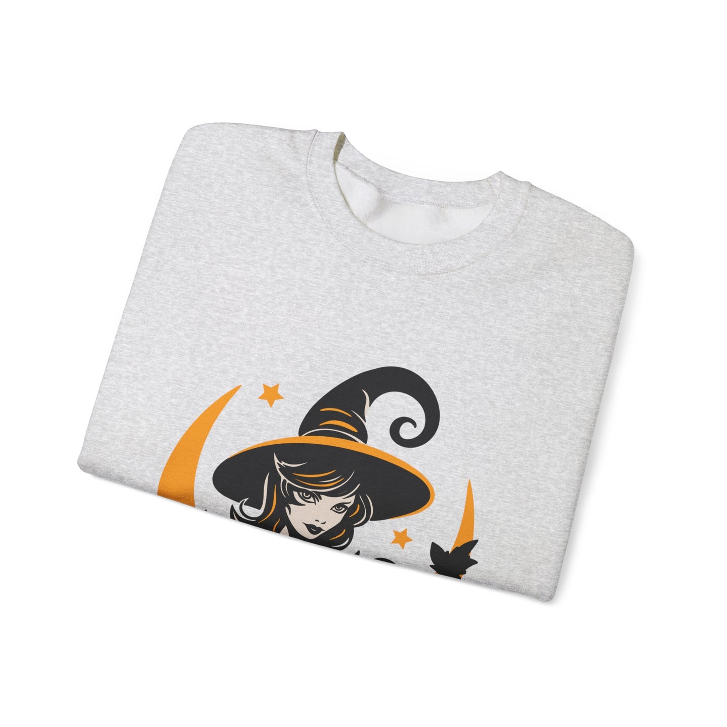 Witch Sweatshirt, Halloween Long Sleeve Sweatshirt Perfect for Fall/Winter