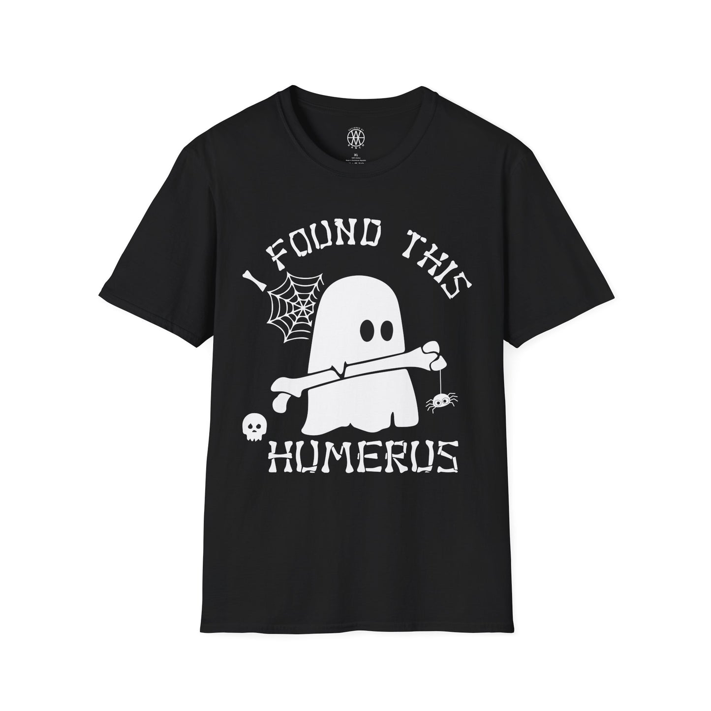 Halloween Pumpkin & Spider Web Softstyle T-Shirt