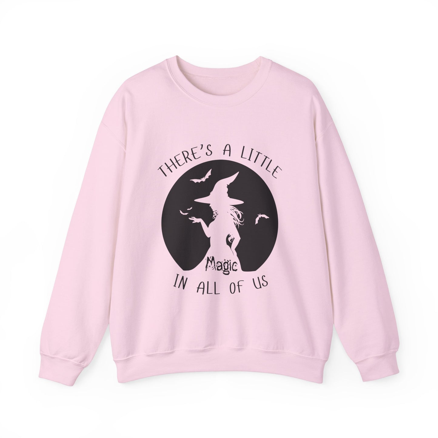 A Little Magic, Witch Sweatshirt, Halloween Long Sleeve Sweatshirt Perfect for Fall/Winter