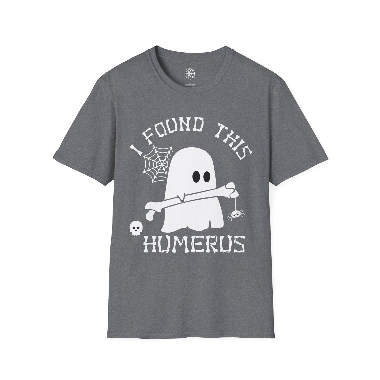 Halloween Pumpkin & Spider Web Softstyle T-Shirt