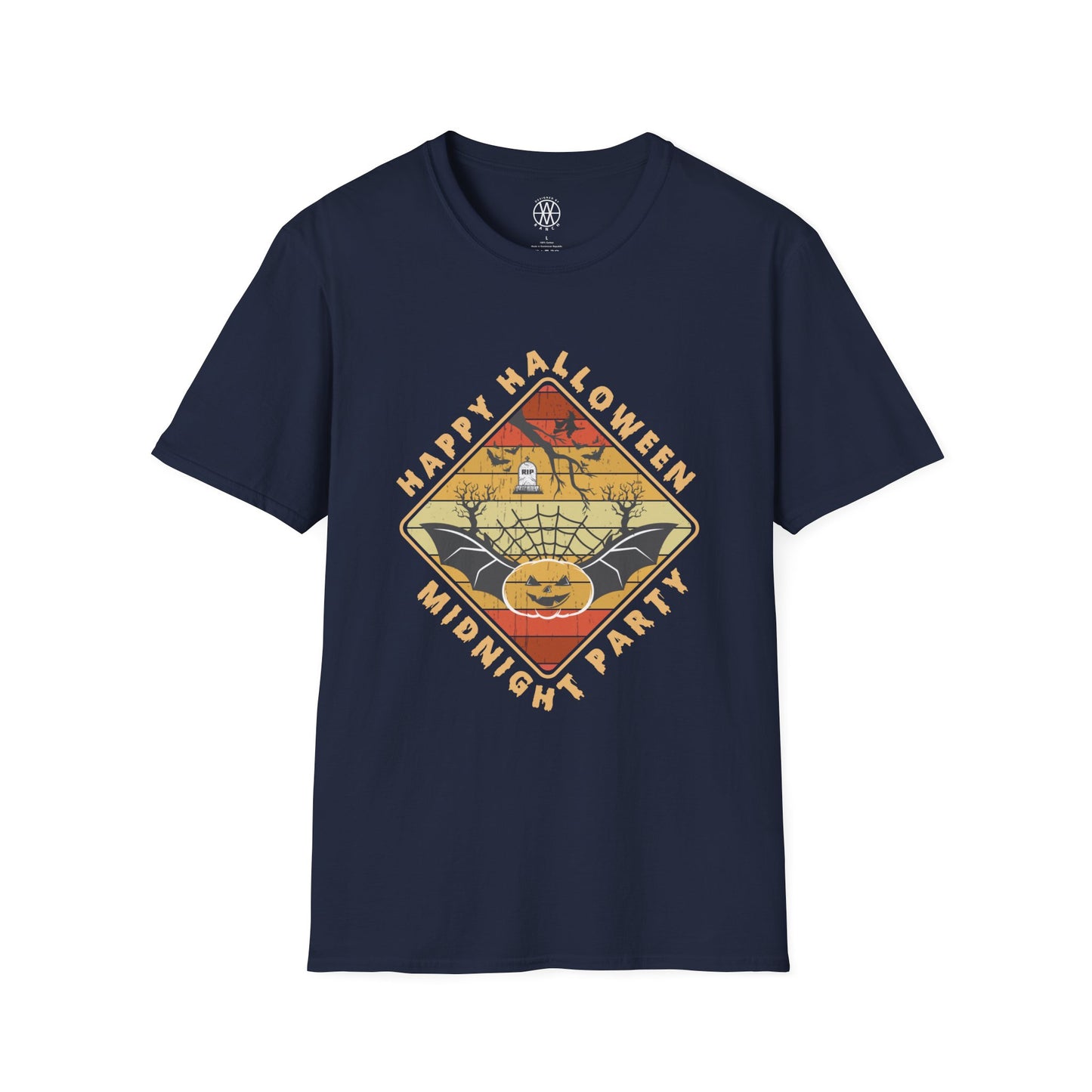 Happy Halloween Midnight Party Softstyle T-Shirt