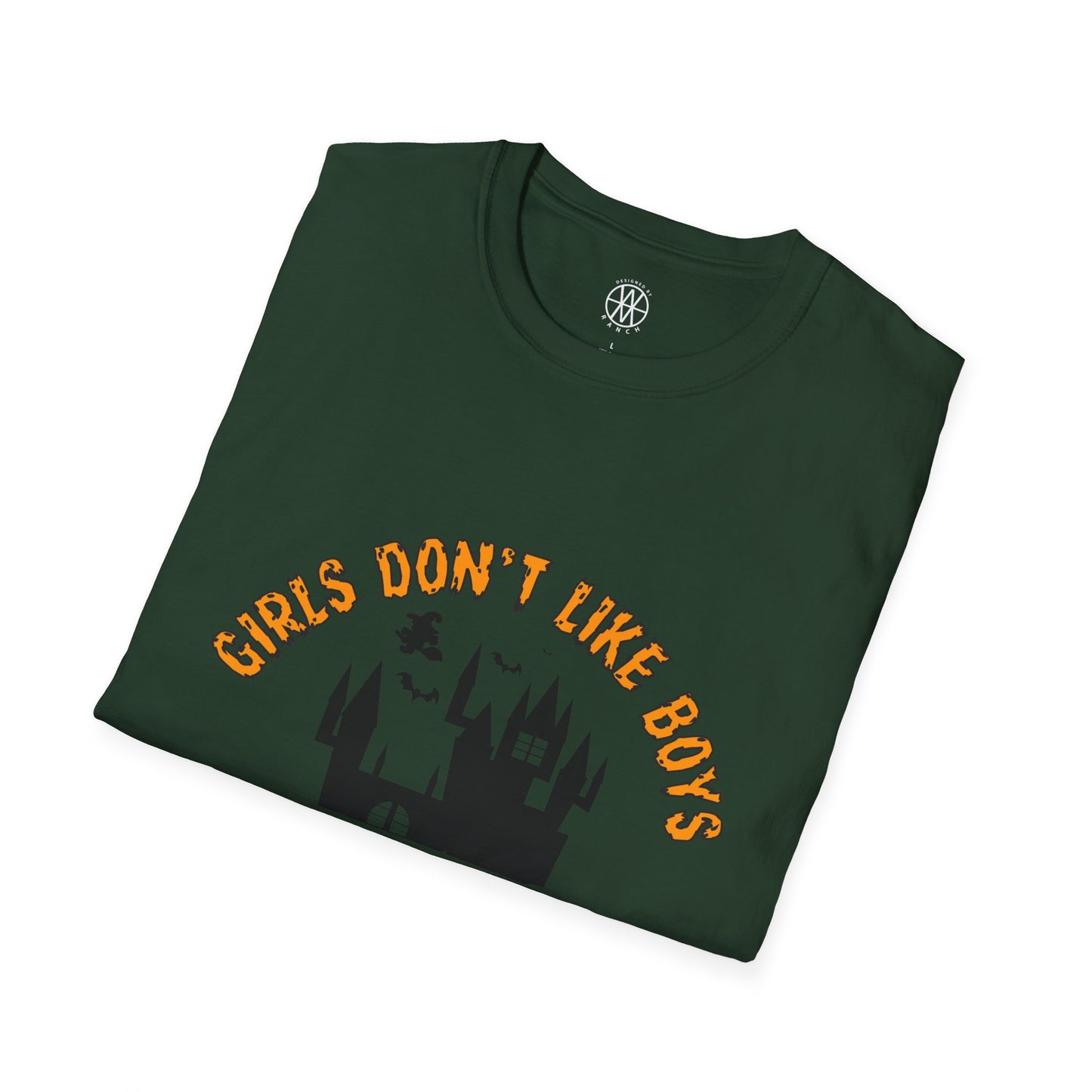 Girl Don't Like Boys Girls Like Witches & Halloween Softstyle T-Shirt