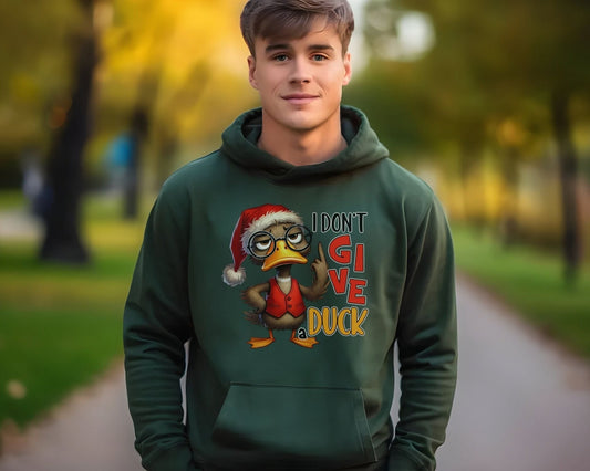 "I Don’t Give a Duck" Holiday Sweatshirt | Hoodie