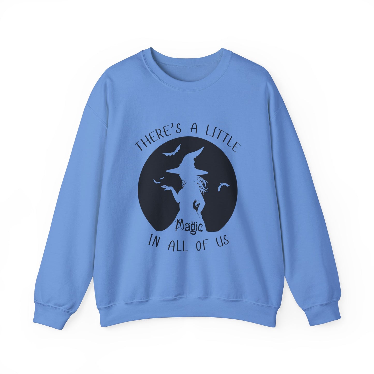 A Little Magic, Witch Sweatshirt, Halloween Long Sleeve Sweatshirt Perfect for Fall/Winter