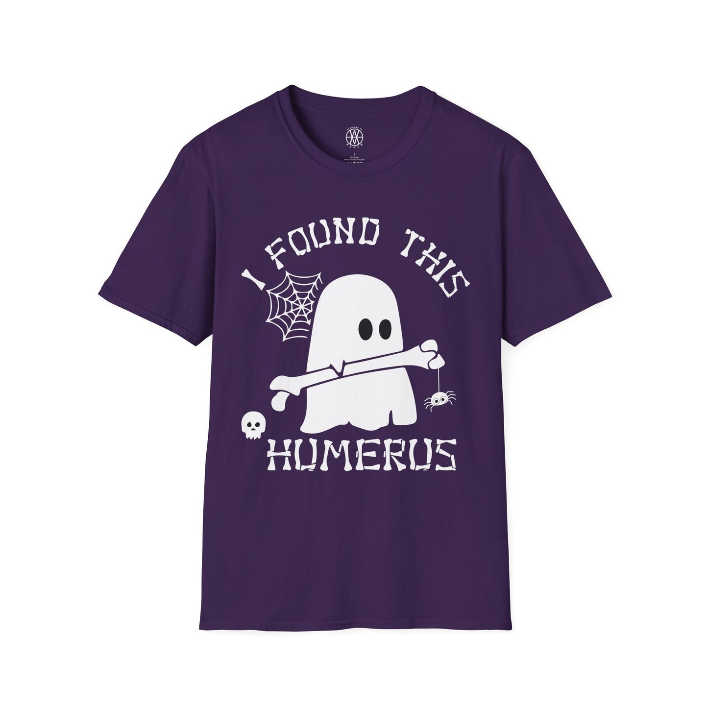Halloween Pumpkin & Spider Web Softstyle T-Shirt