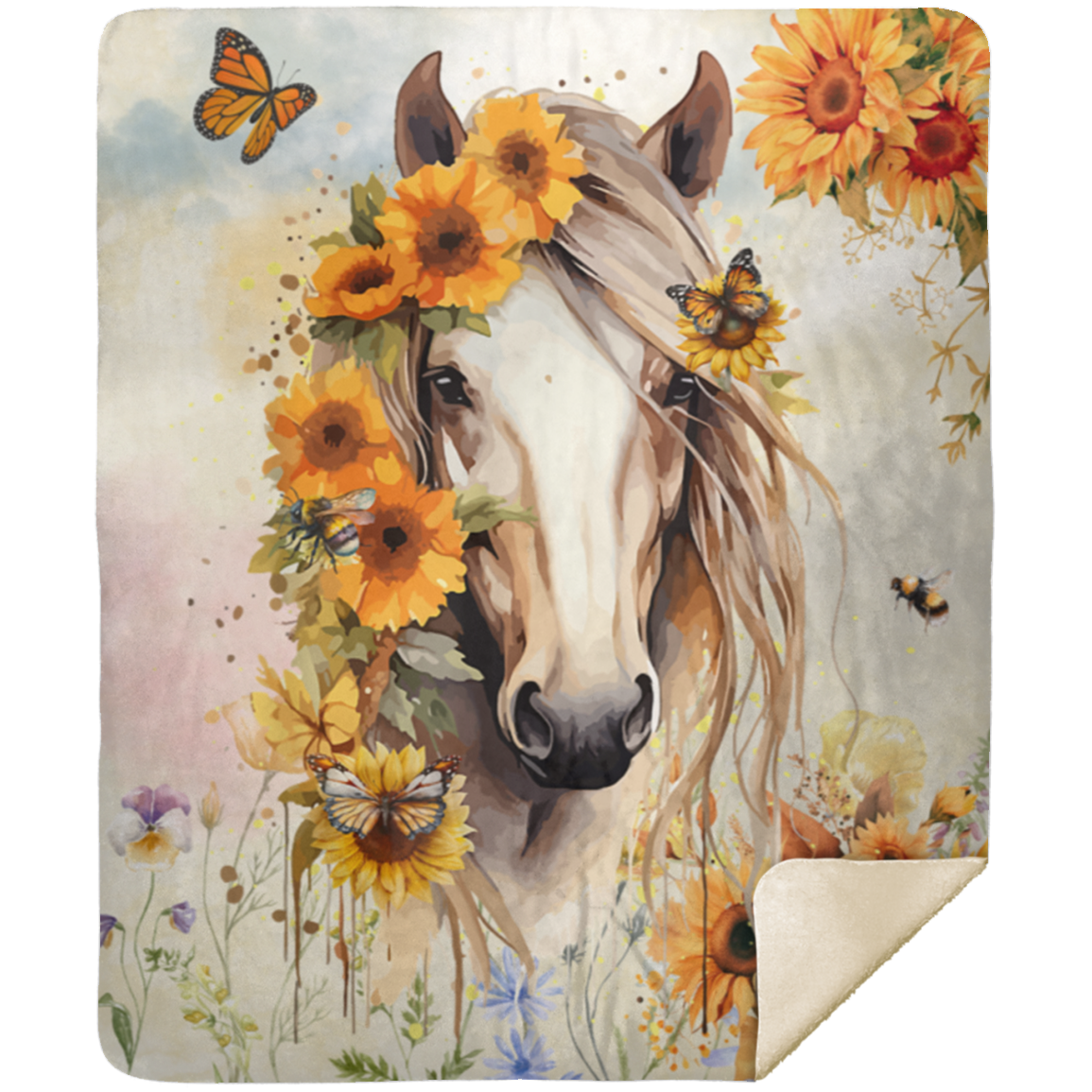 Sunflower Serenity Blanket